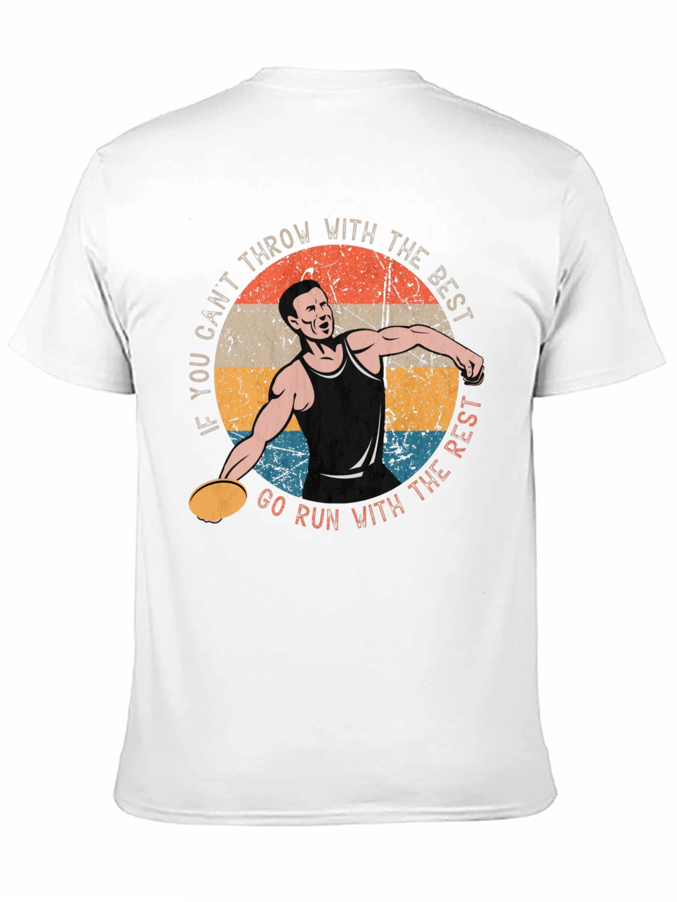 Discus Thrower Graphic T-Shirt - Throw With The Best
