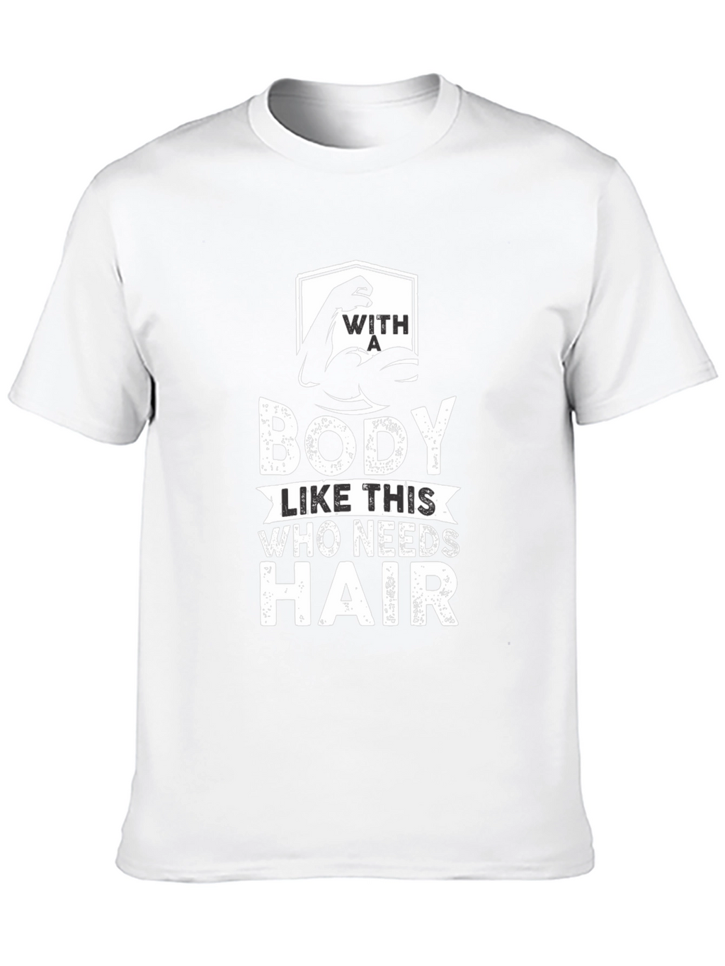 Funny Bald Bodybuilder T-Shirt