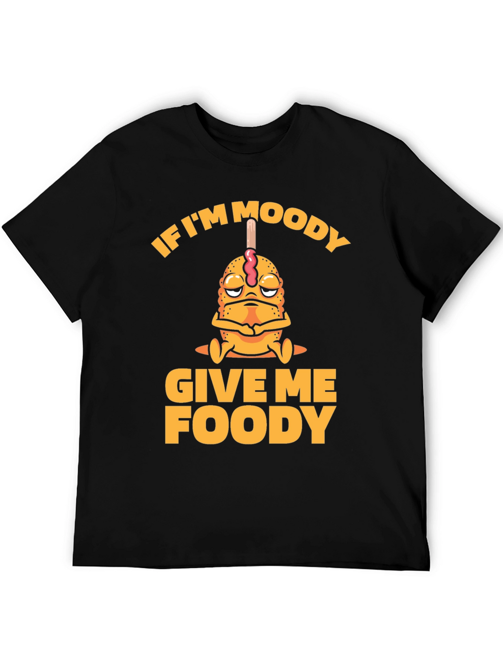 Moody Foody Funny Graphic Tee