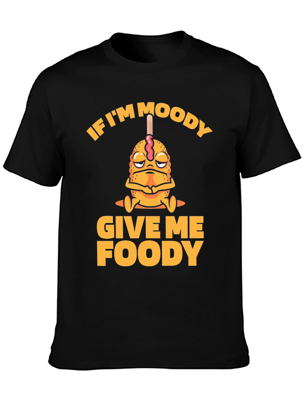 Moody Foody Funny Graphic Tee