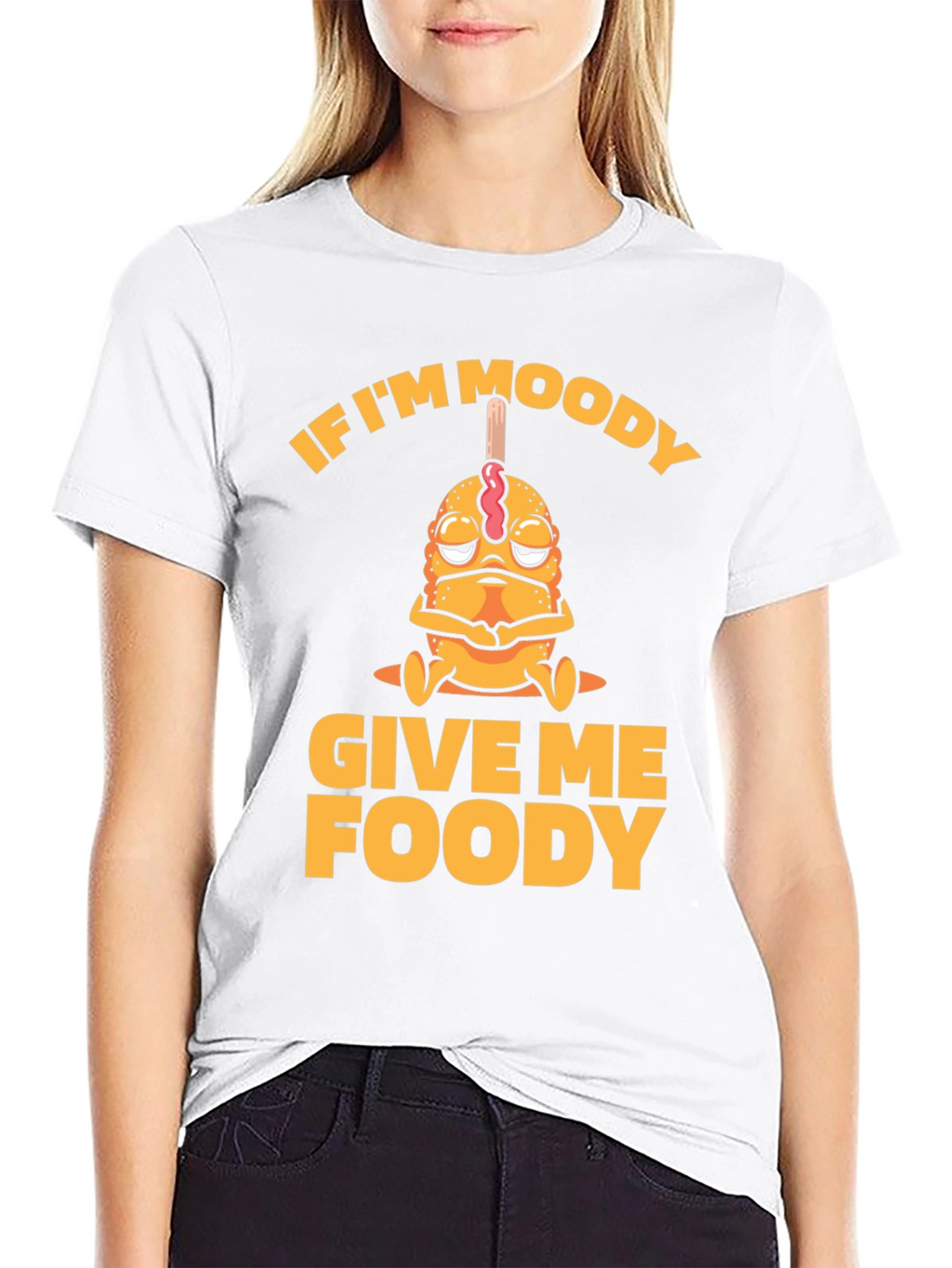 Moody Foody Funny Graphic Tee