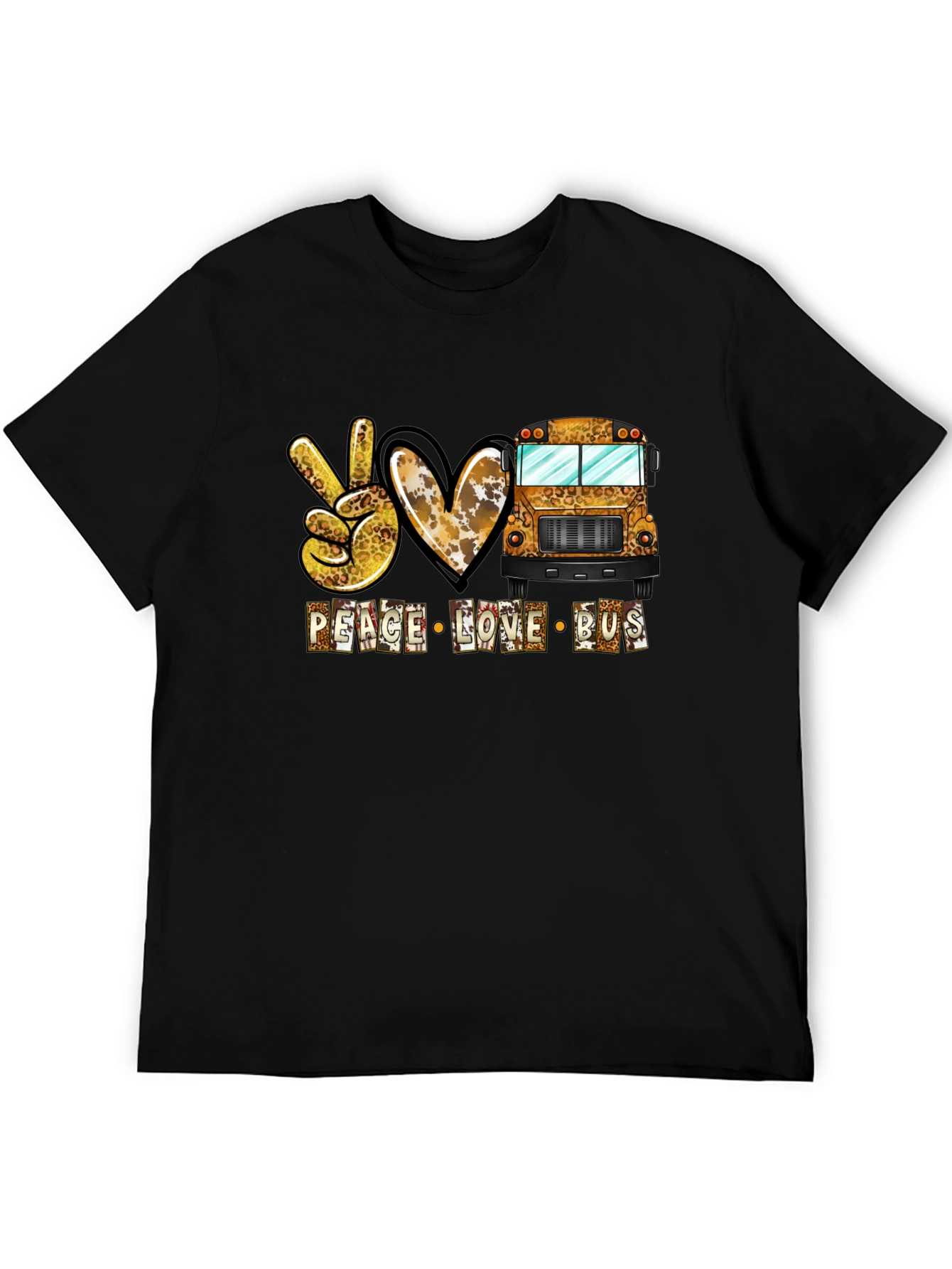 Peace Love Bus Graphic Tee