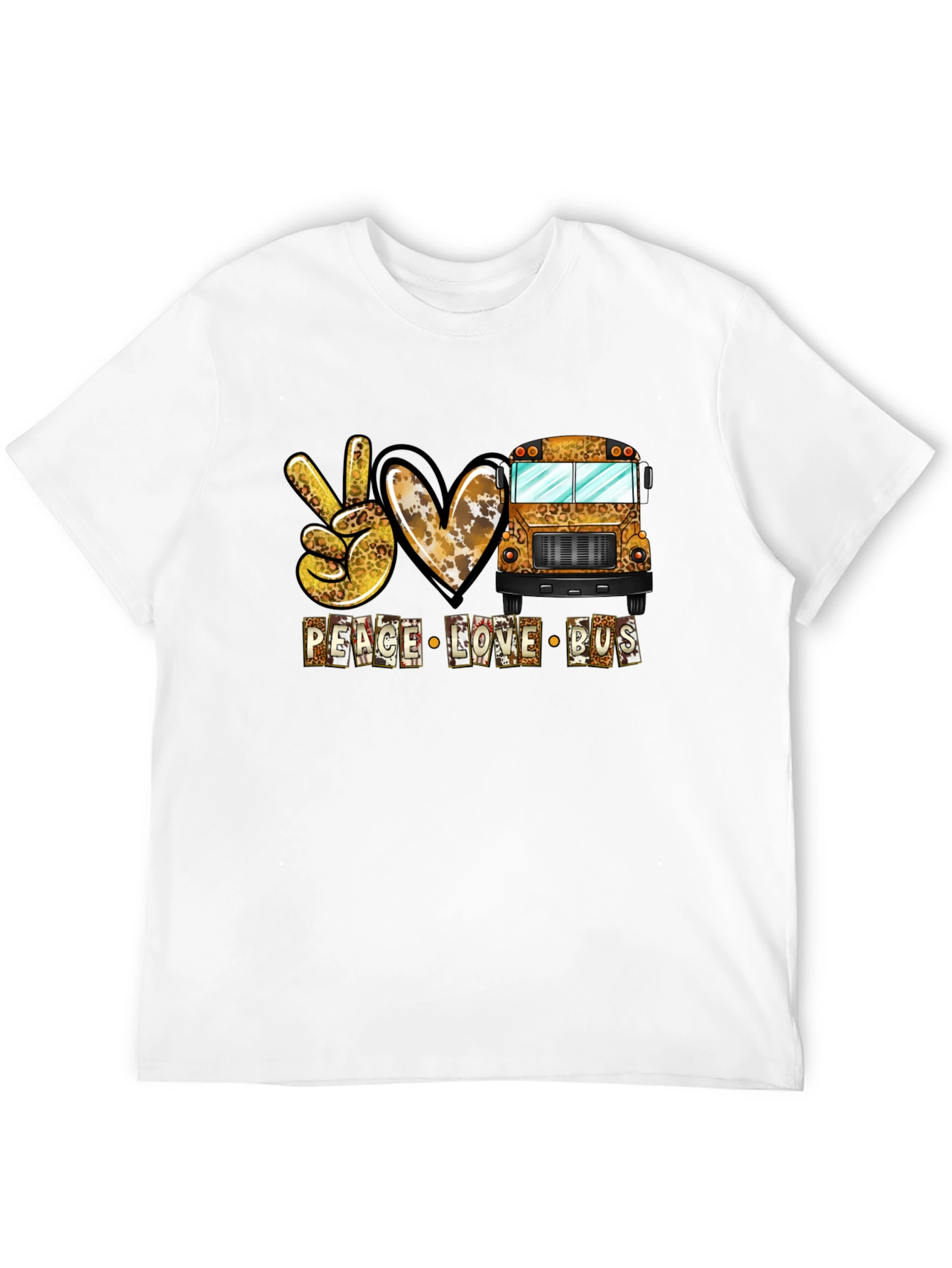 Peace Love Bus Graphic Tee