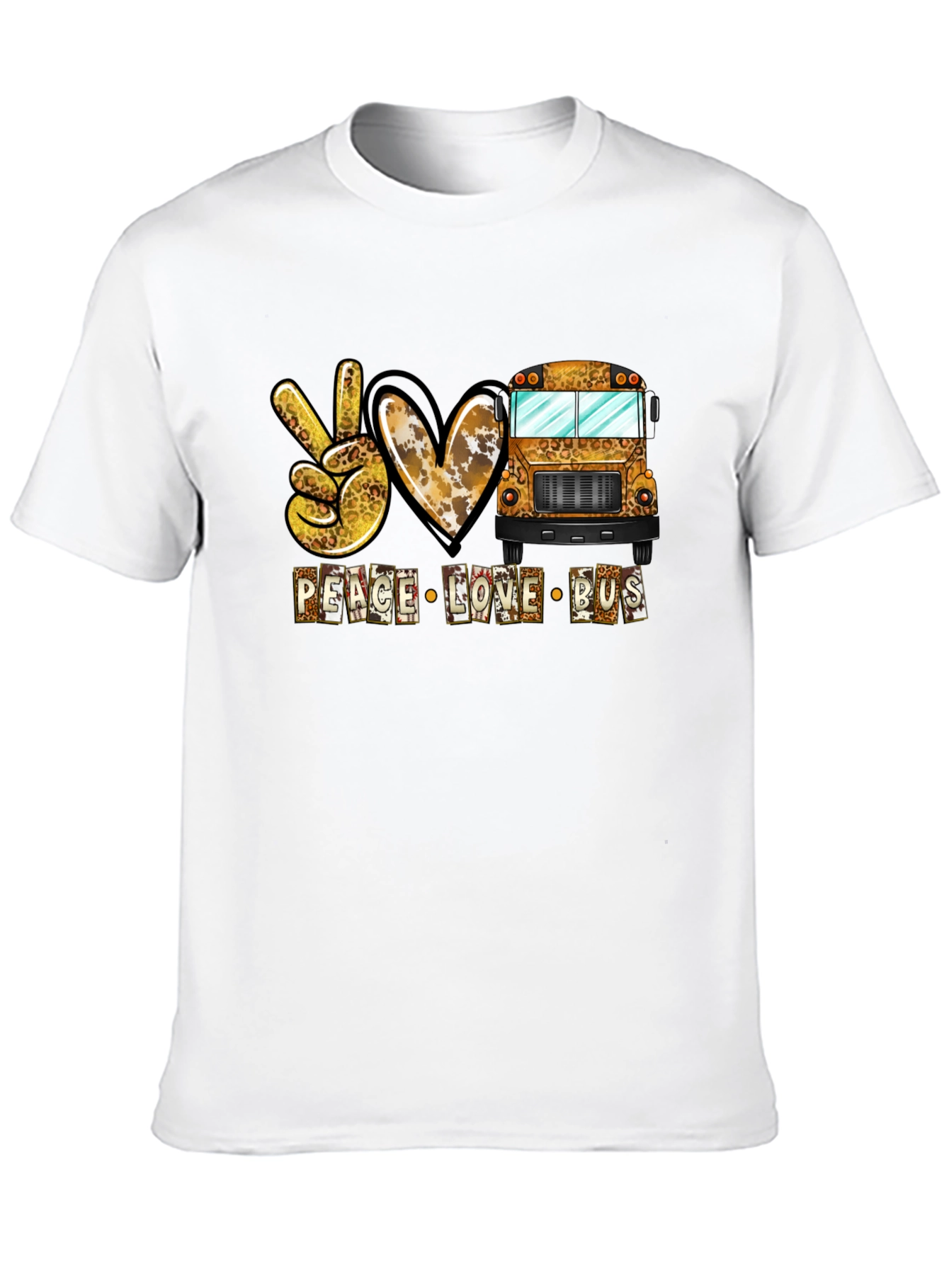 Peace Love Bus Graphic Tee