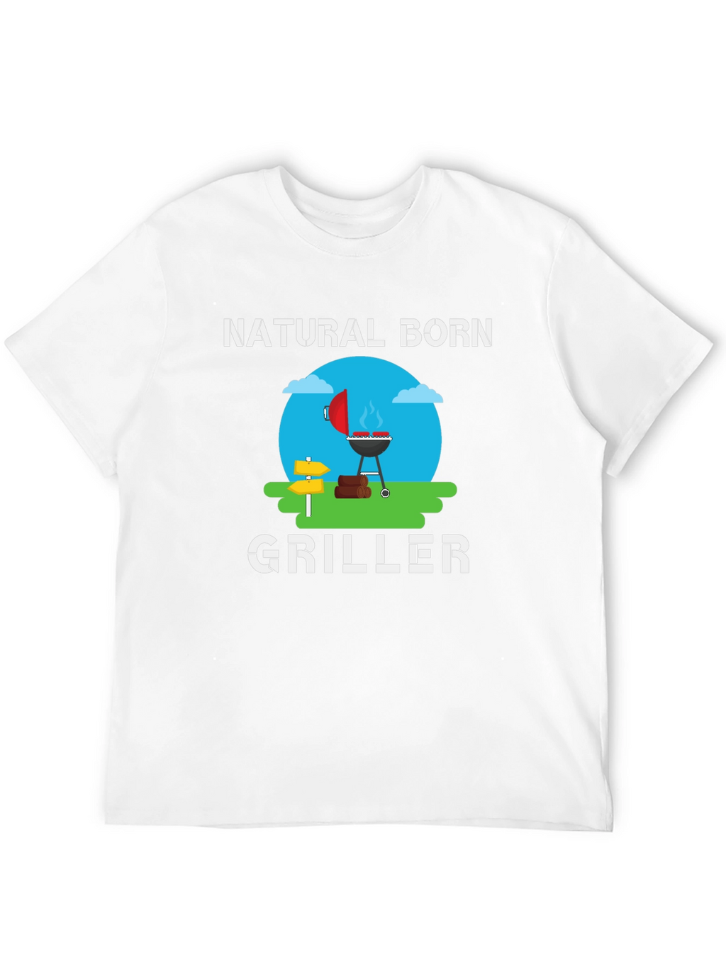 Natural Born Griller T-Shirt - BBQ Master