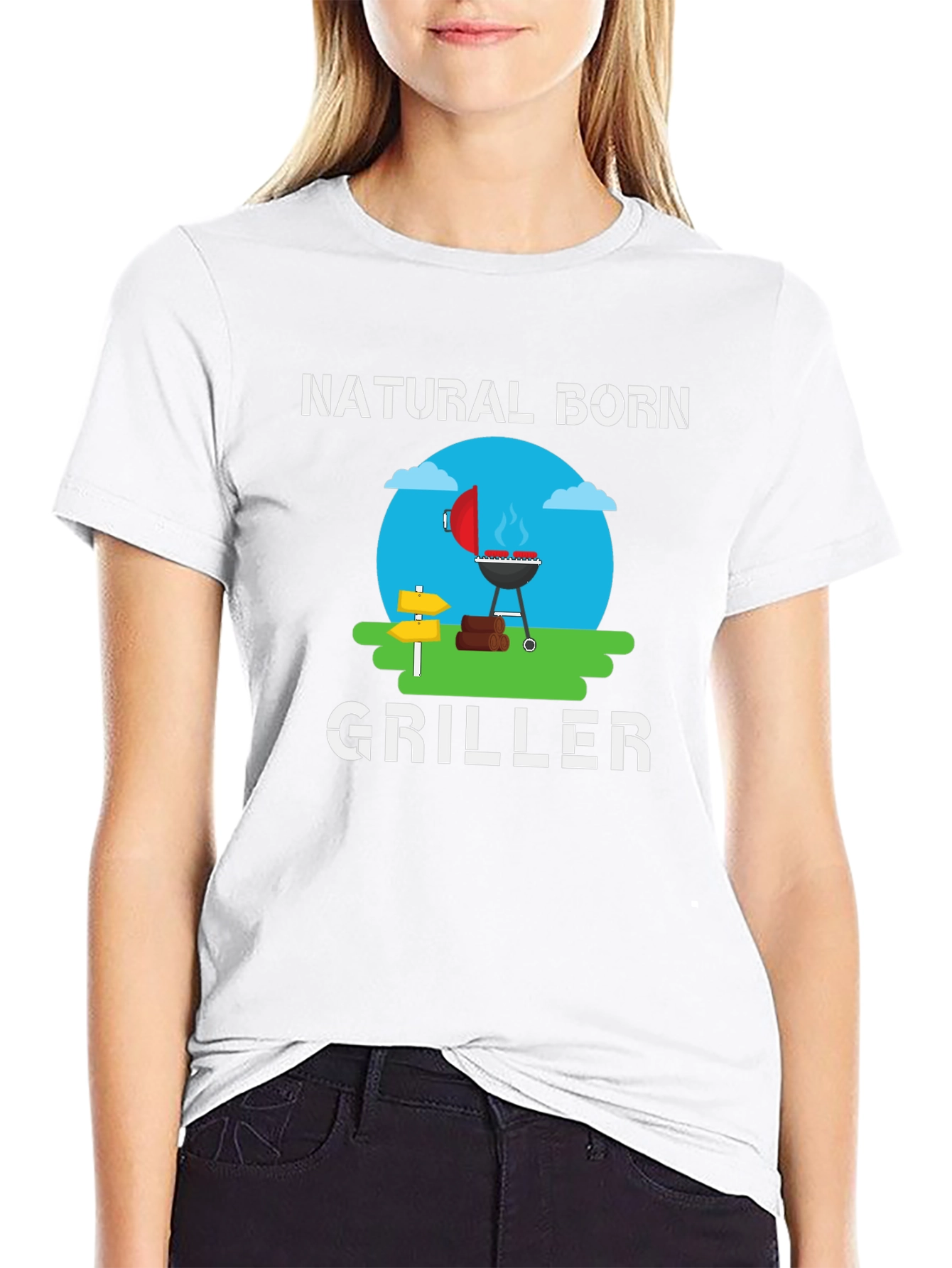 Natural Born Griller T-Shirt - BBQ Master