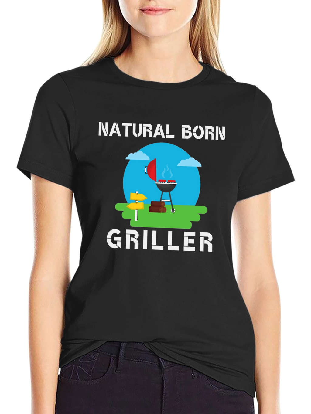 Natural Born Griller T-Shirt - BBQ Master