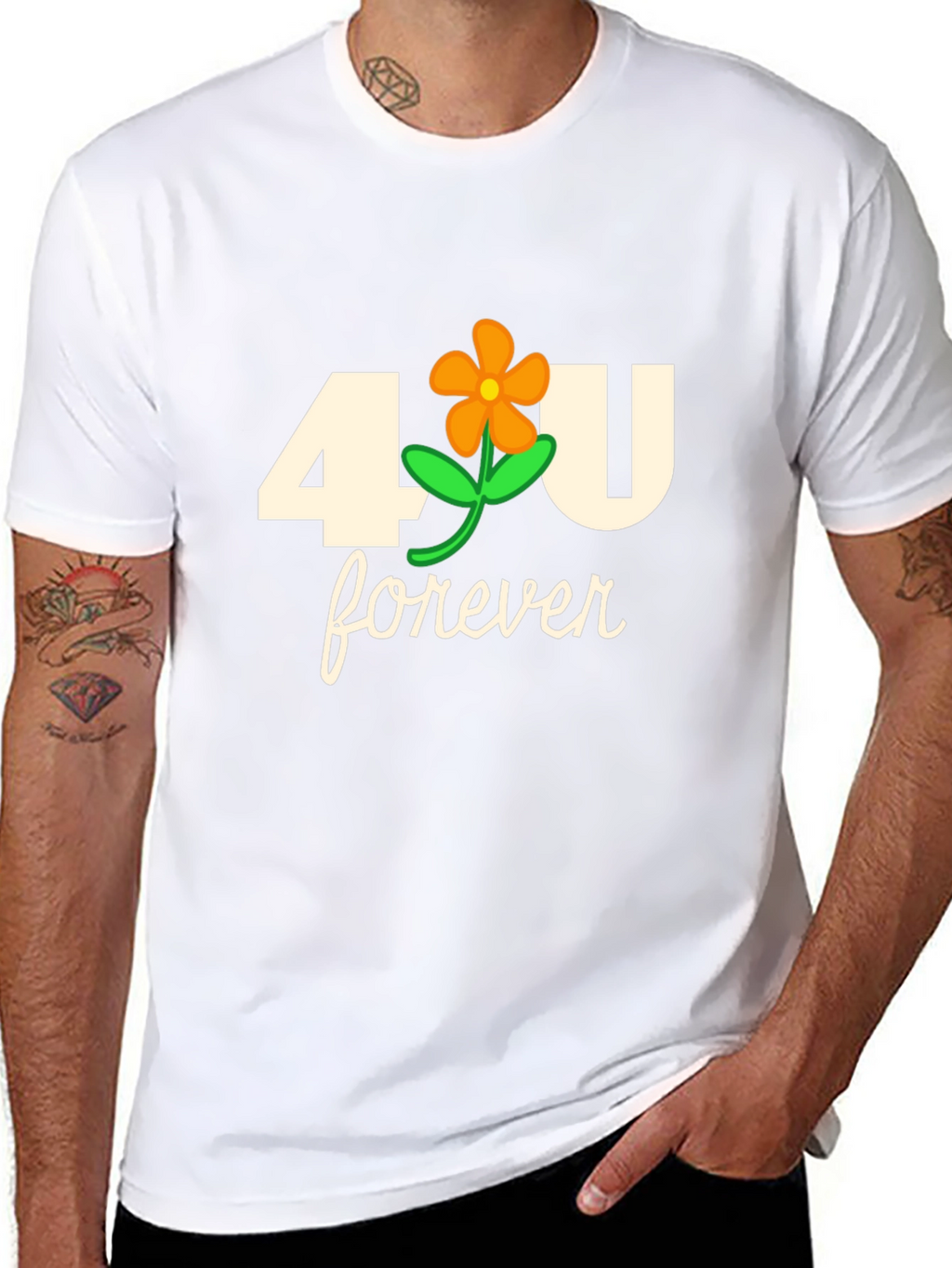 4U Forever Graphic Tee - Stylish and Unique