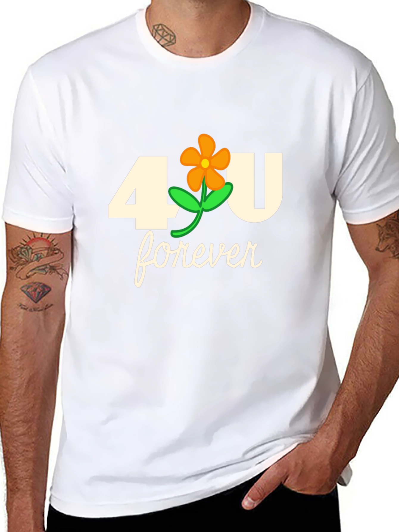 4U Forever Graphic Tee - Stylish and Unique