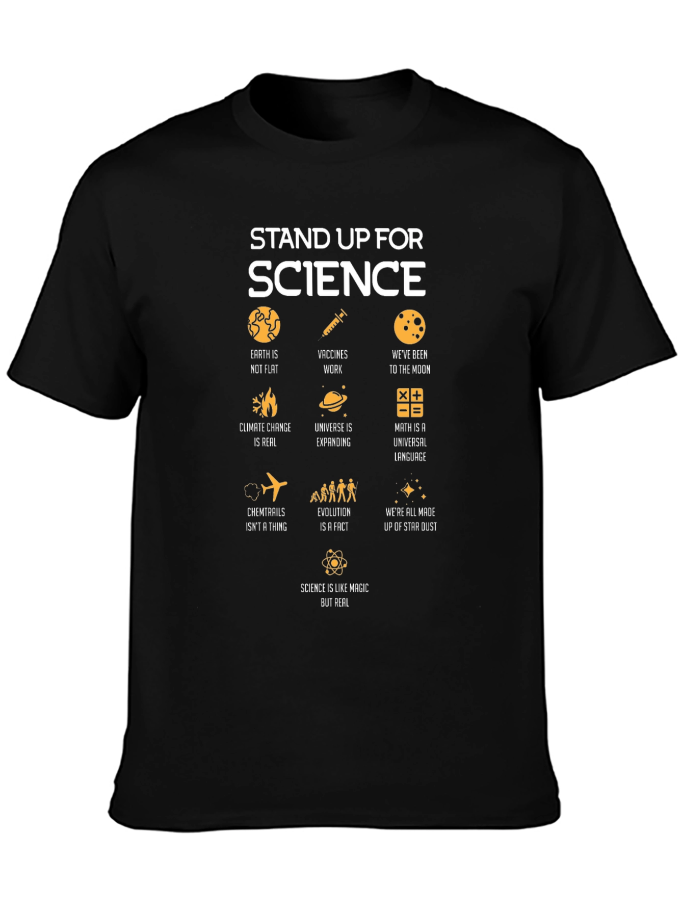 Stand Up For Science T-Shirt - Science Lover Gift