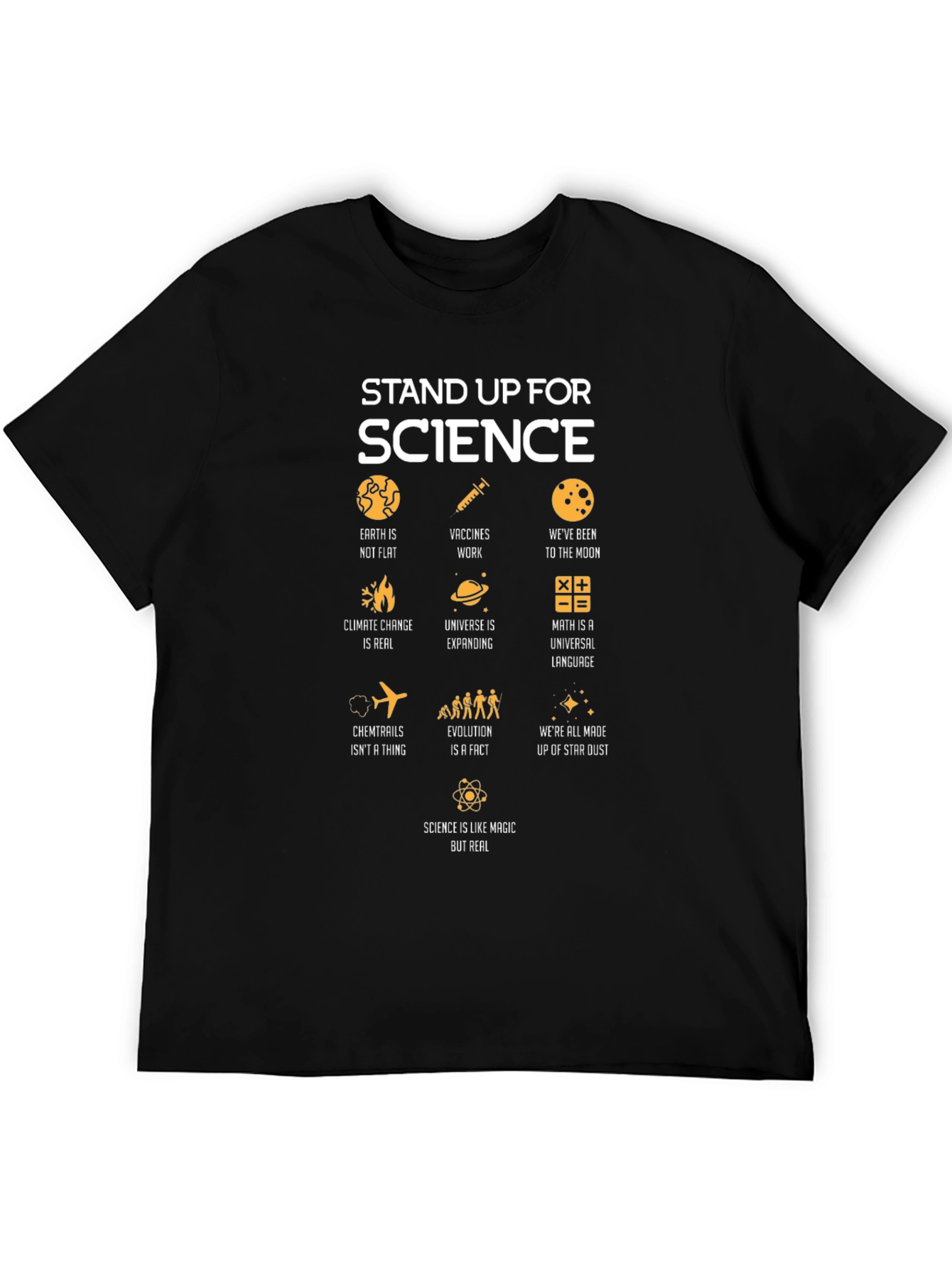 Stand Up For Science T-Shirt - Science Lover Gift