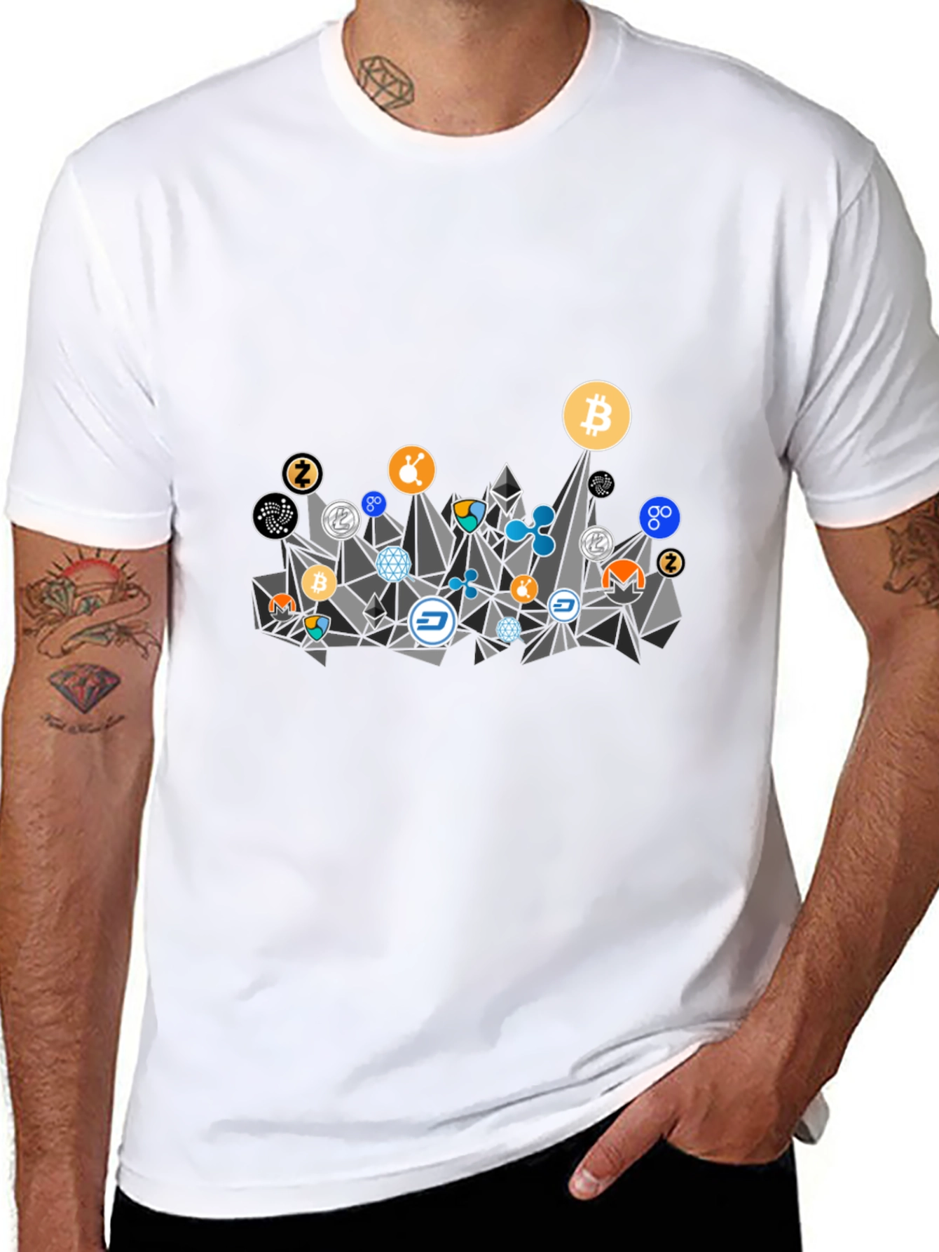 Crypto Currency Black T-Shirt