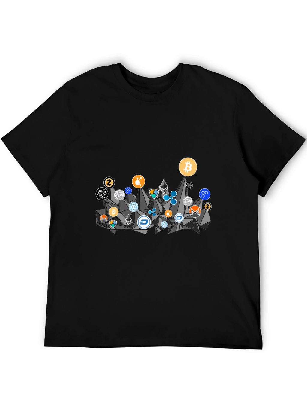Crypto Currency Black T-Shirt