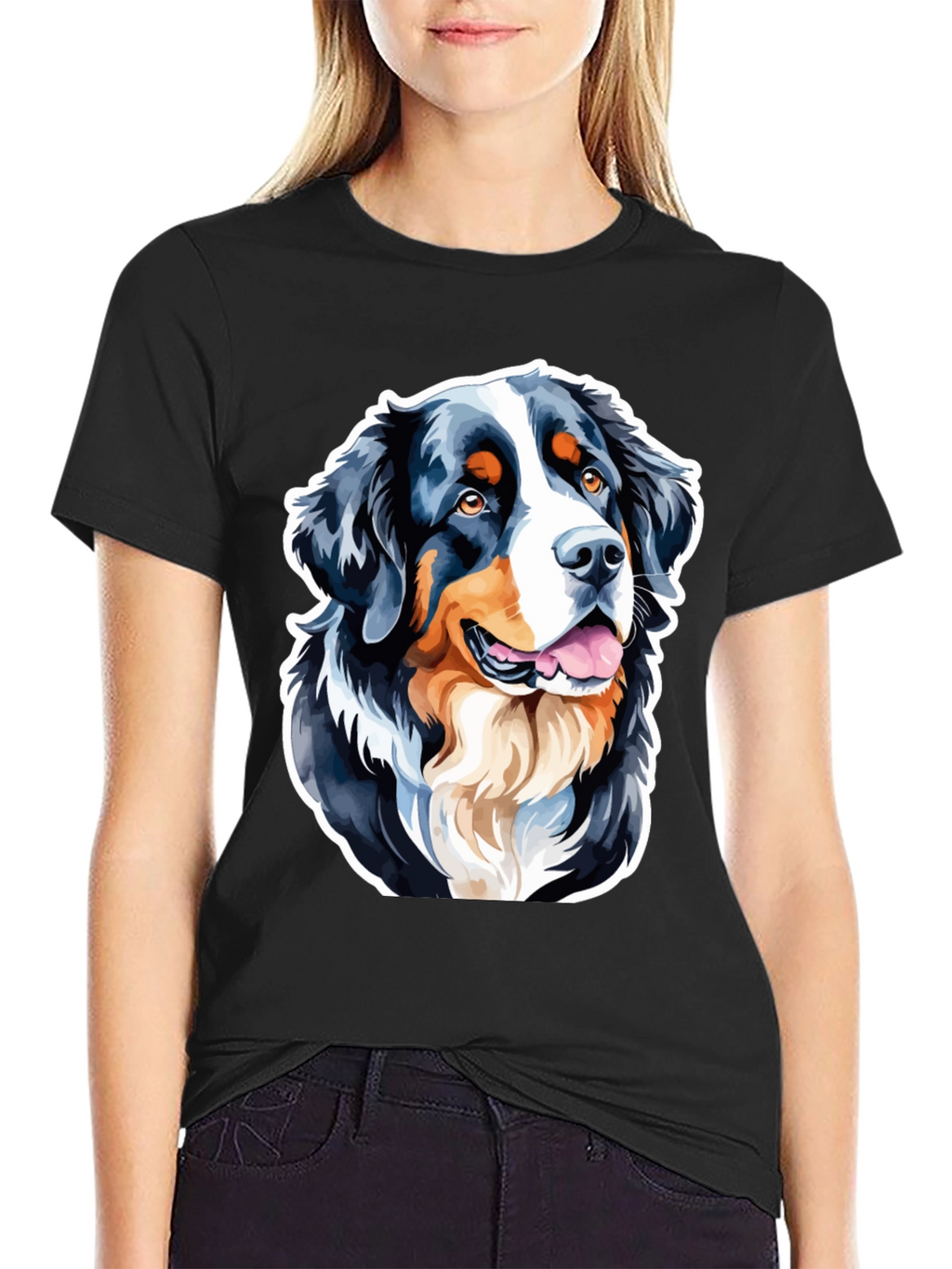 Bernese Mountain Dog Graphic Tee