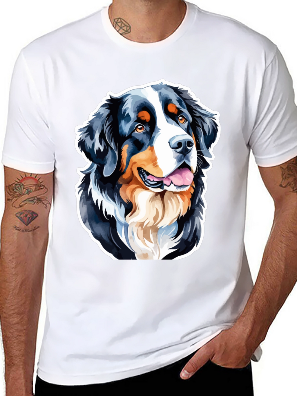 Bernese Mountain Dog Graphic Tee