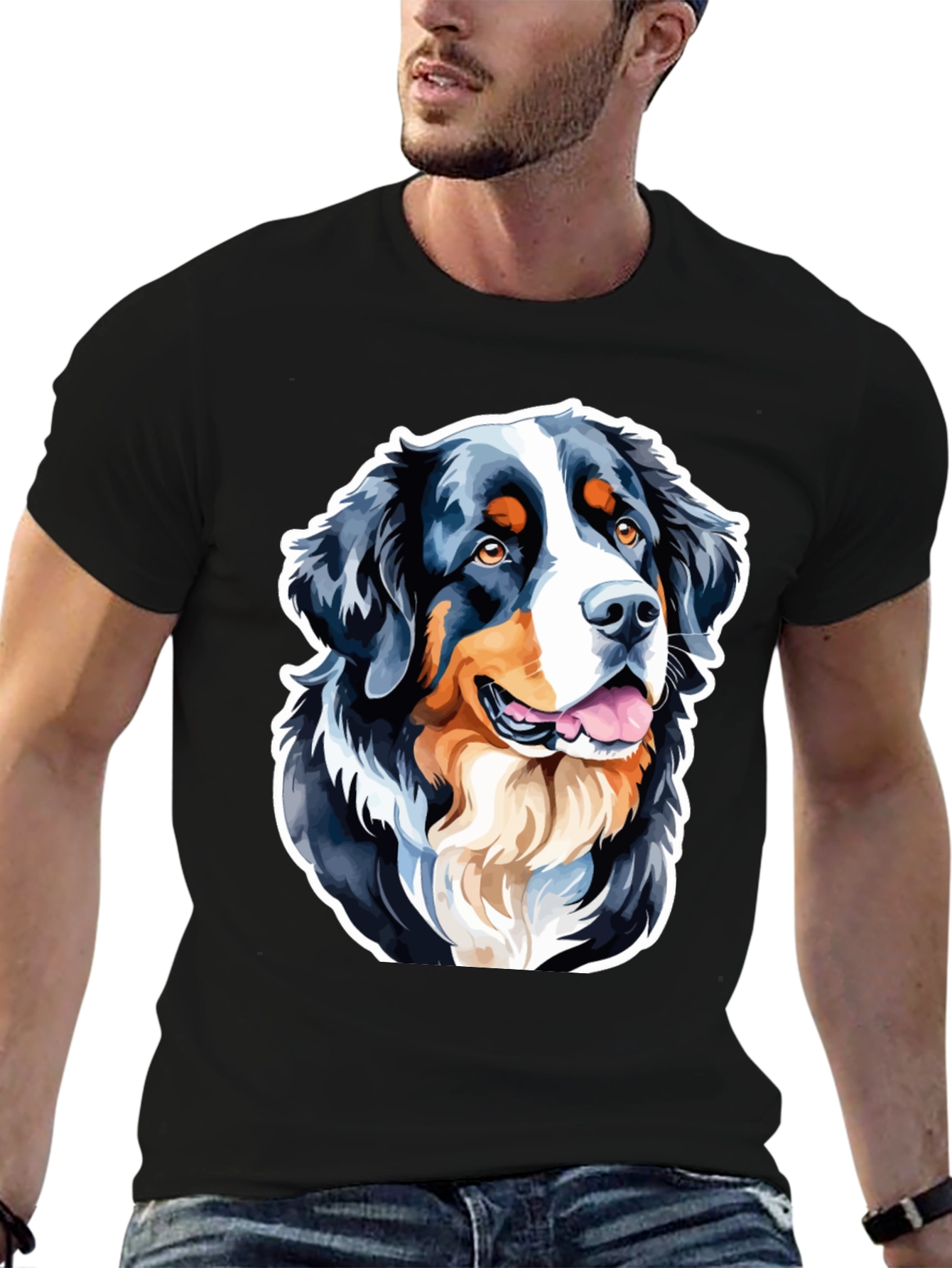 Bernese Mountain Dog Graphic Tee