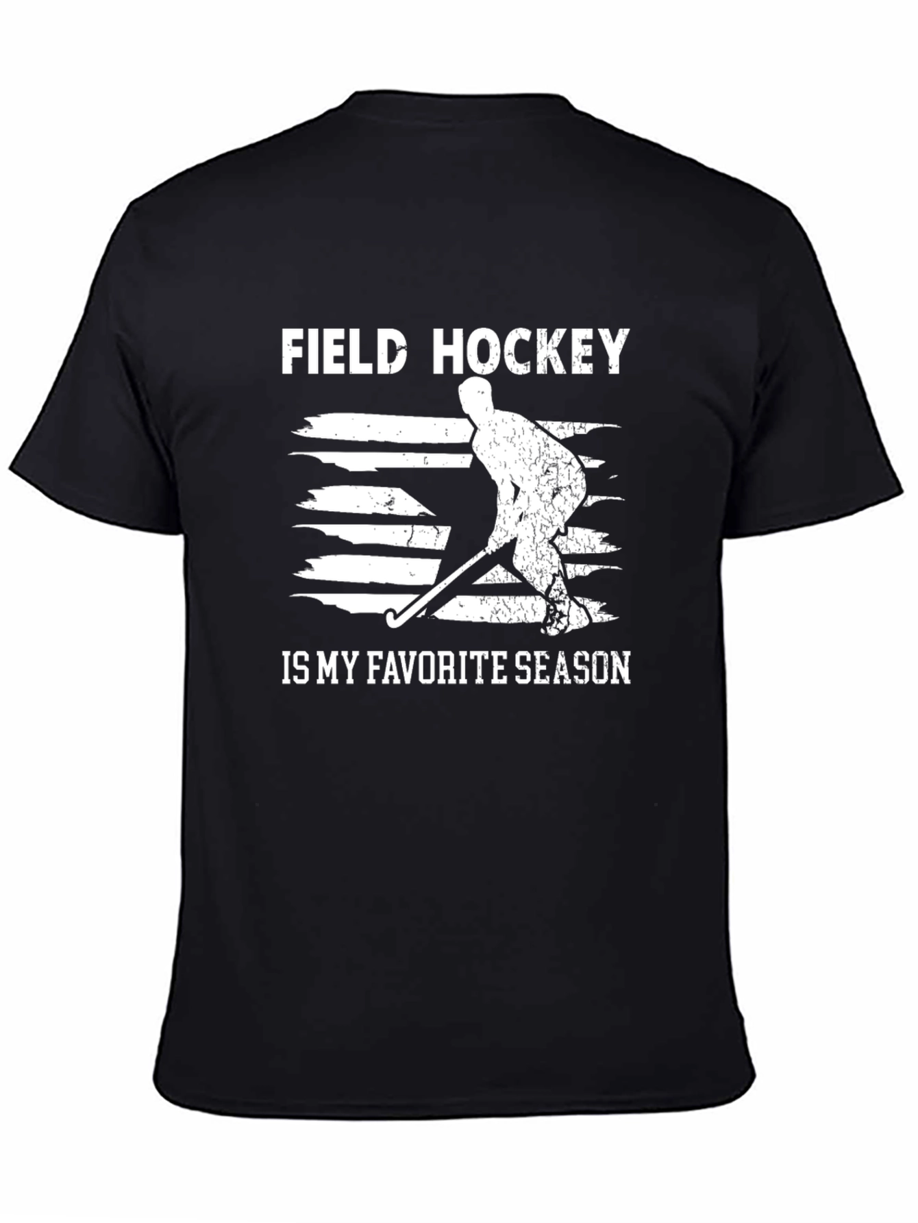 Field Hockey Favorite Season T-Shirt - Black
