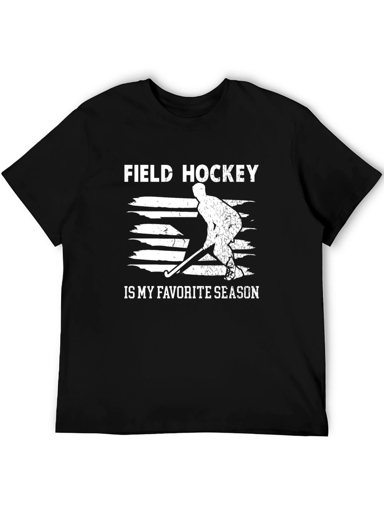 Field Hockey Favorite Season T-Shirt - Black