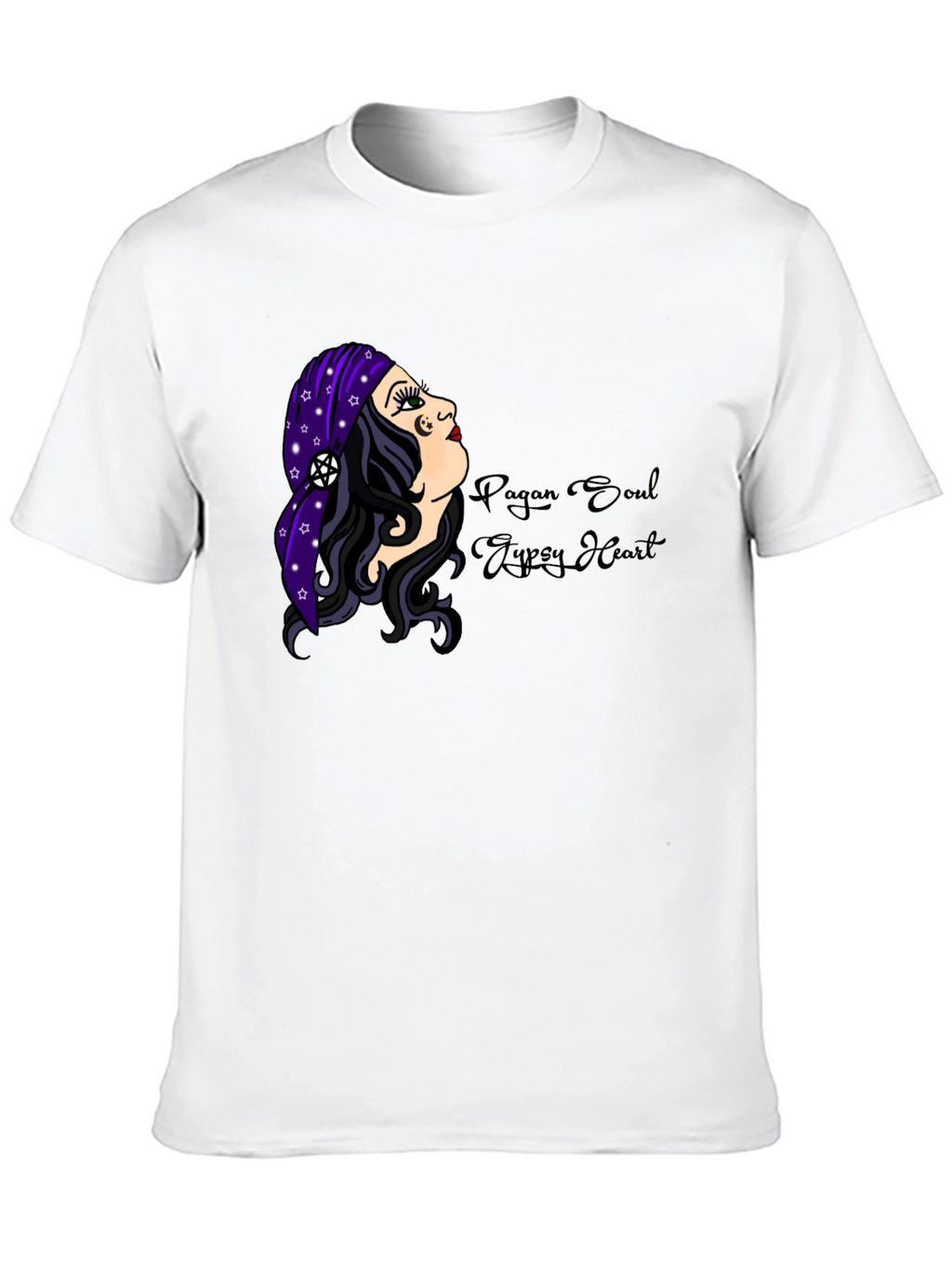 Pagan Soul Gypsy Heart Black T-Shirt