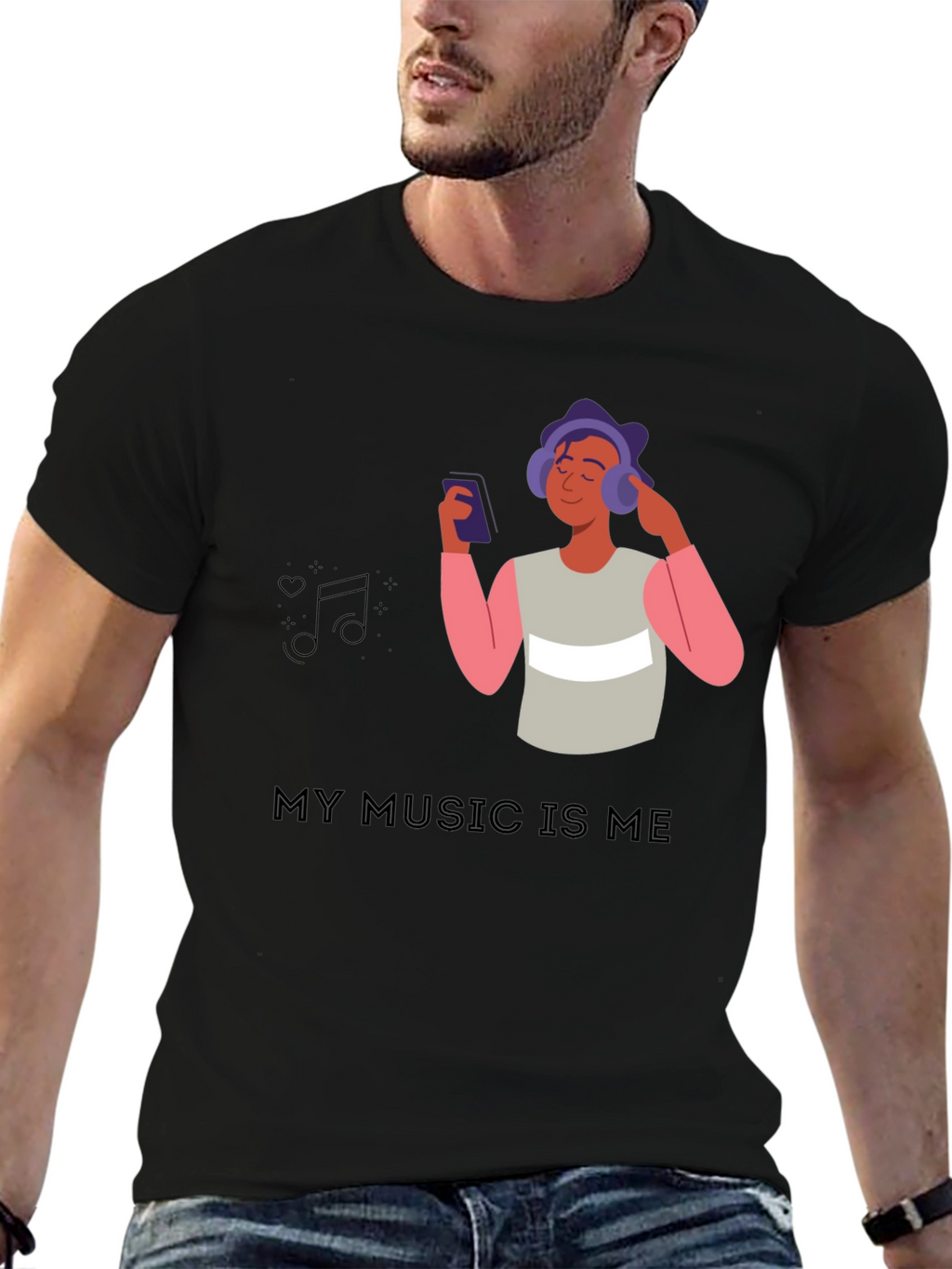 My Music is Me Graphic Tee