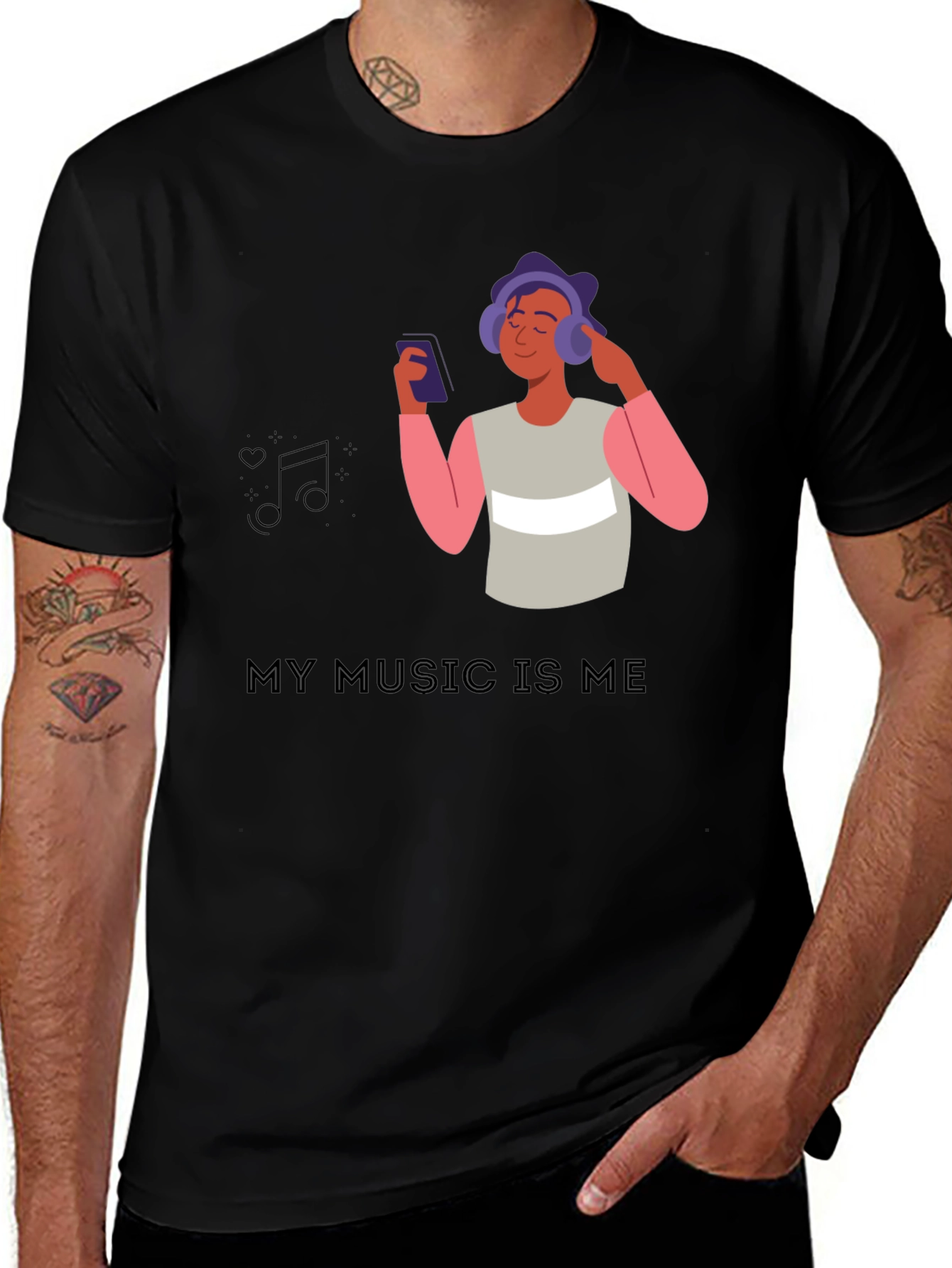 My Music is Me Graphic Tee