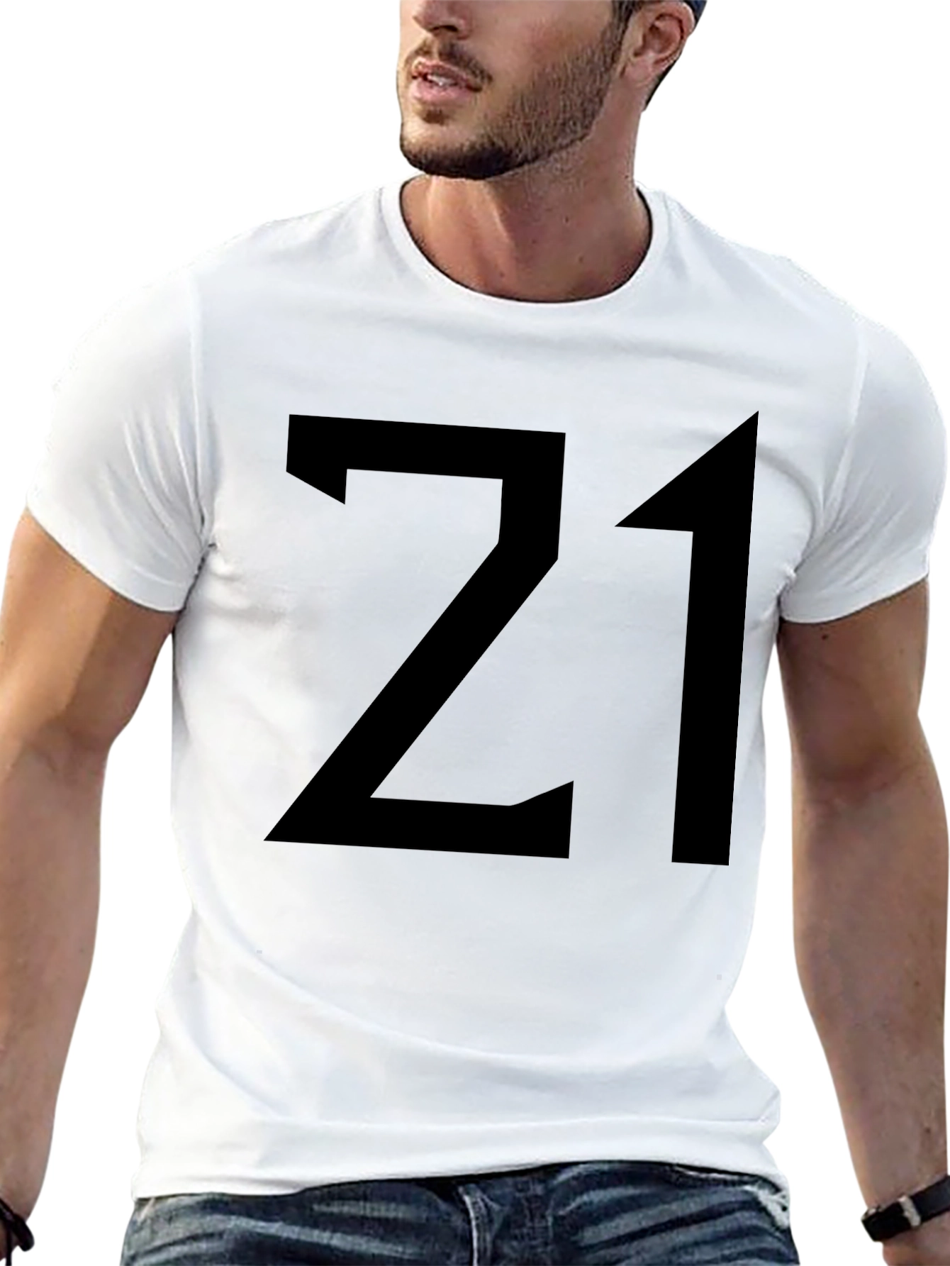 Bold 21 Graphic Tee - Classic Black