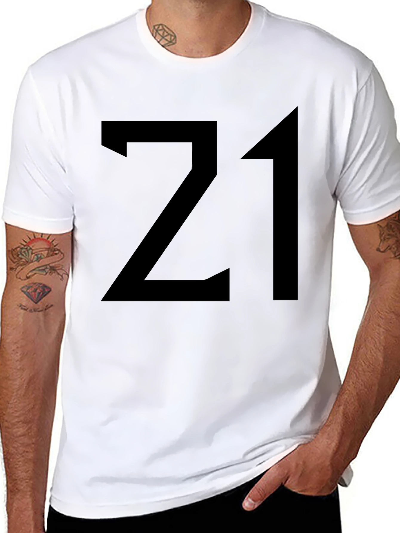 Bold 21 Graphic Tee - Classic Black