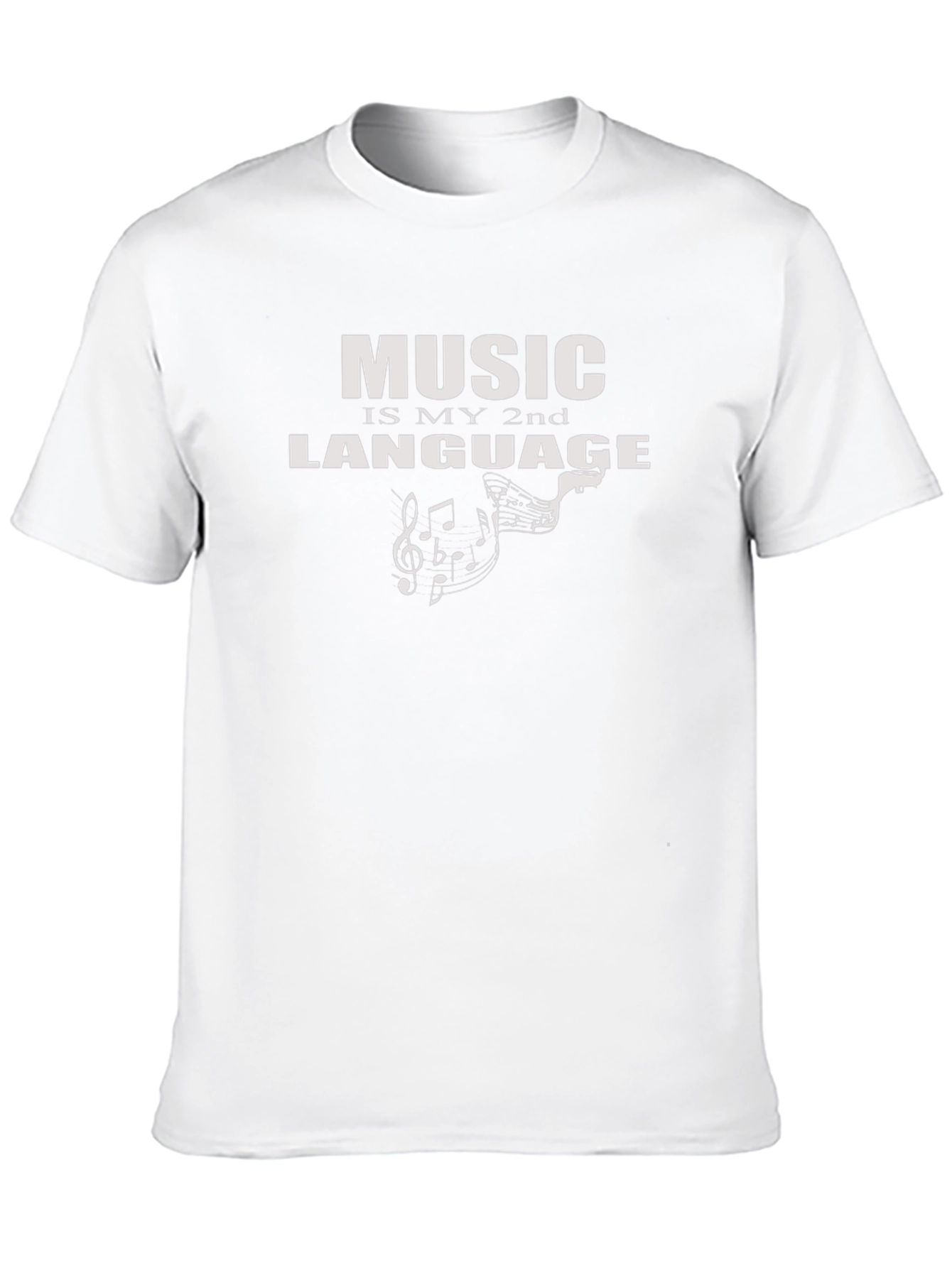 Music is My 2nd Language T-Shirt