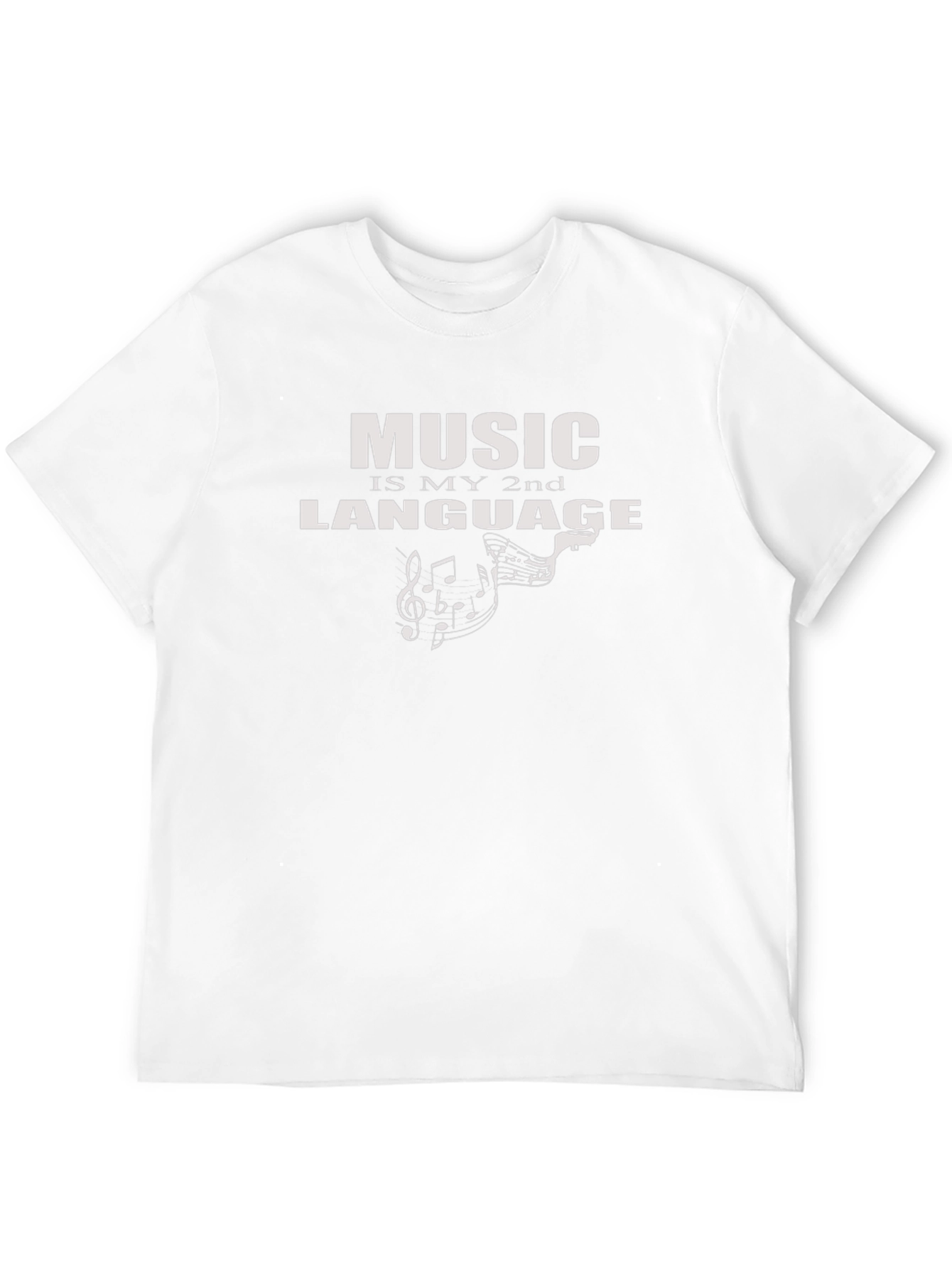 Music is My 2nd Language T-Shirt