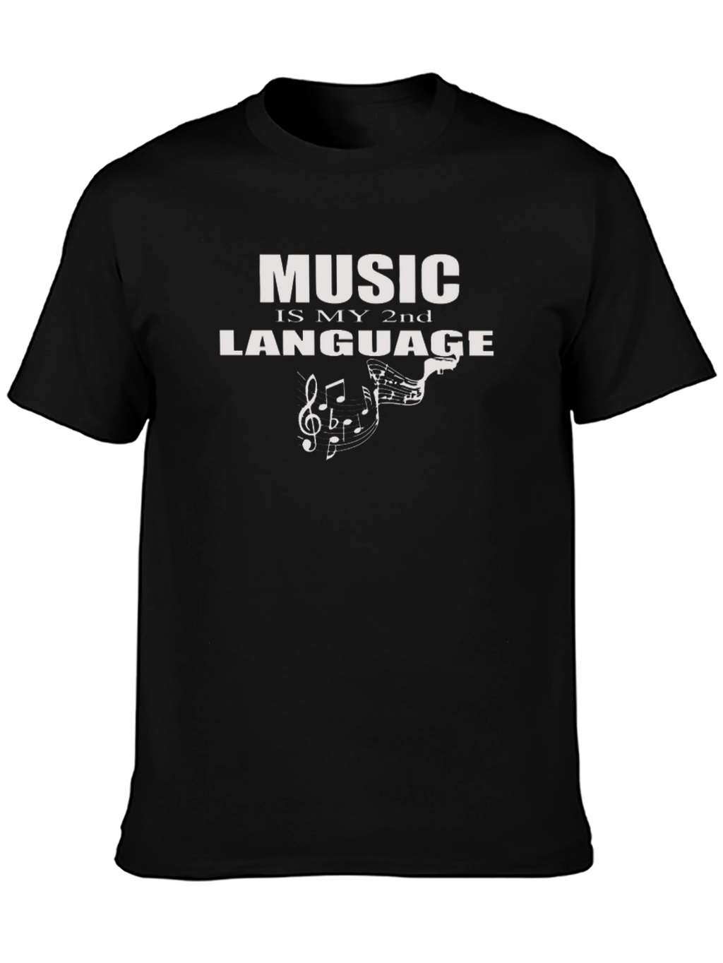 Music is My 2nd Language T-Shirt