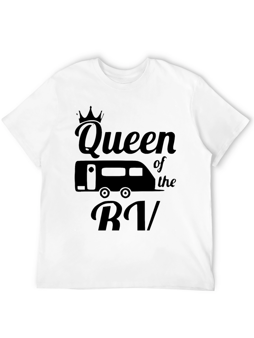 Queen of the RV Black Graphic T-Shirt