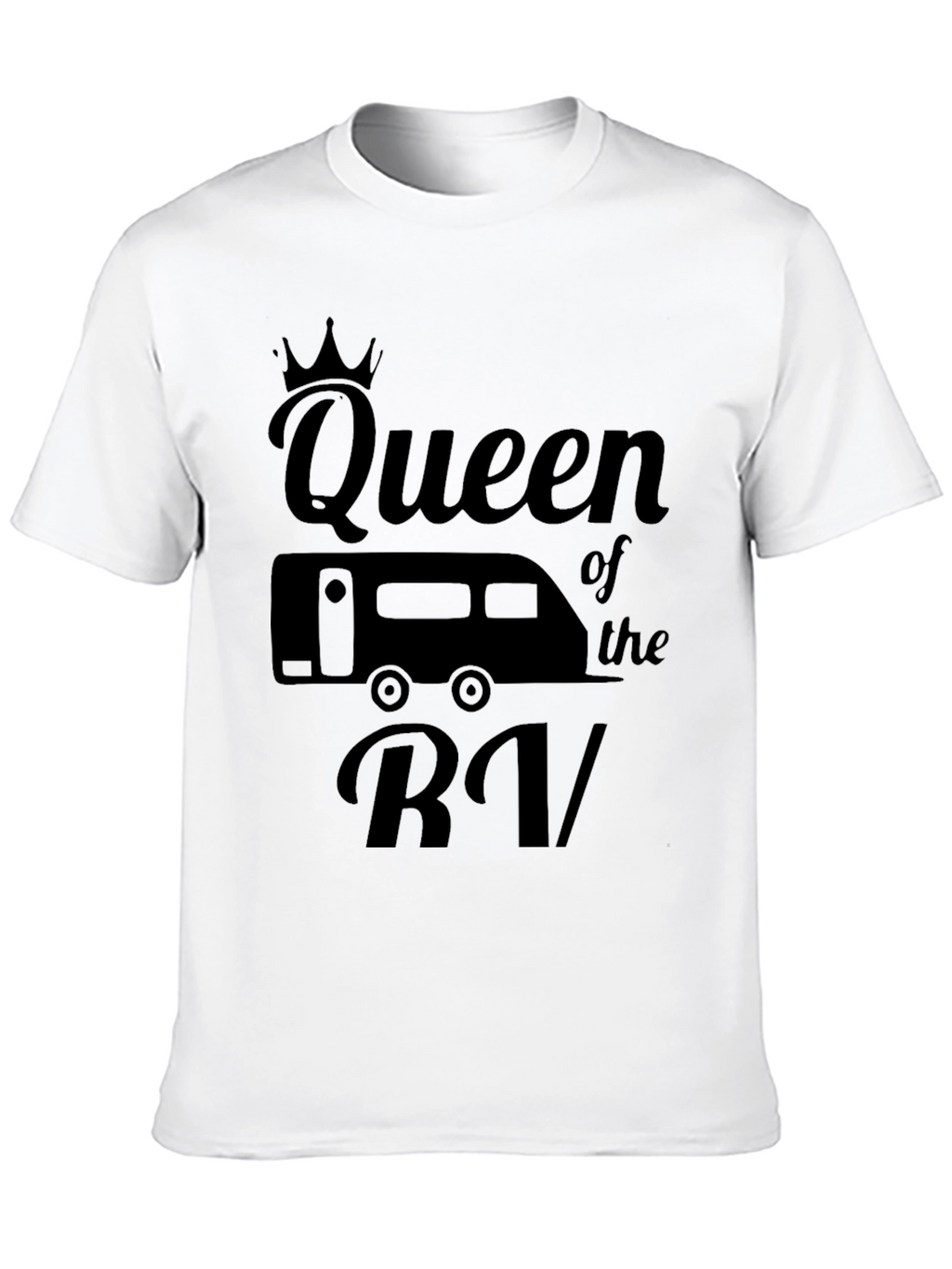 Queen of the RV Black Graphic T-Shirt