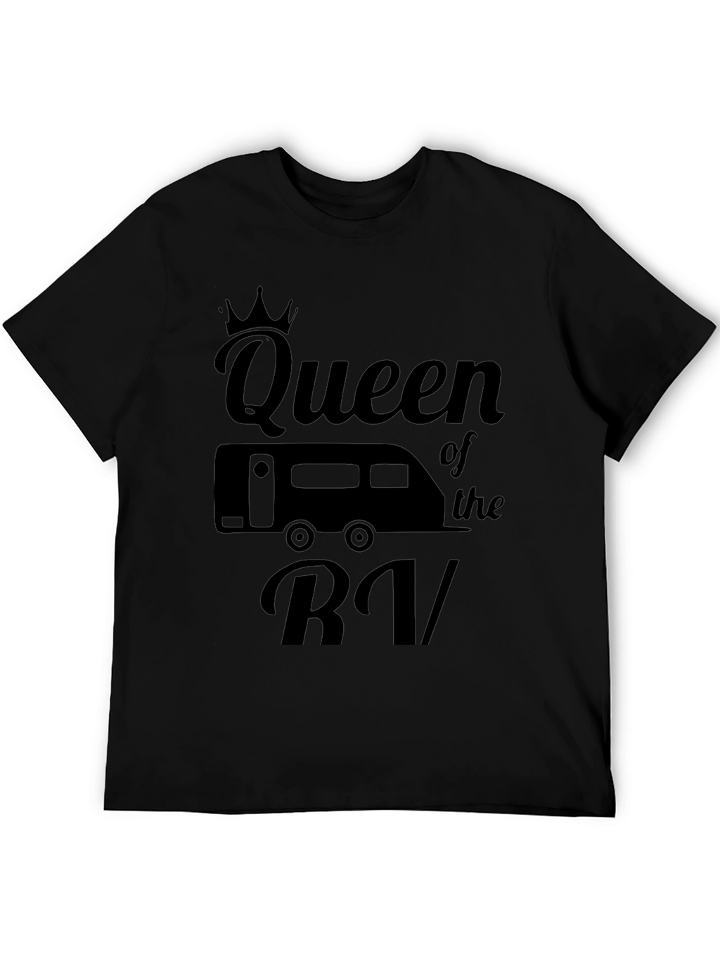 Queen of the RV Black Graphic T-Shirt