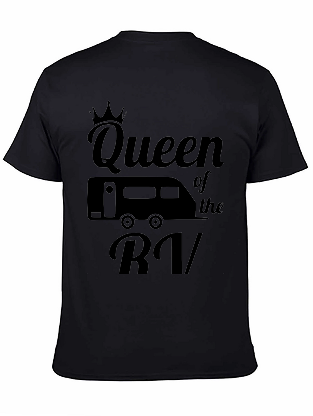 Queen of the RV Black Graphic T-Shirt