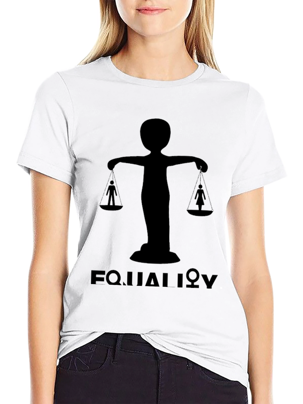 Equality Balance Graphic Tee - Black