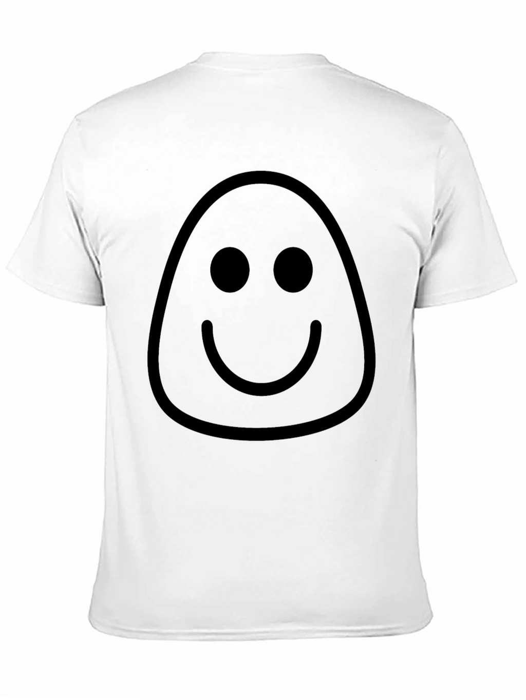 Smiley Face Graphic Tee - Mens Black T-Shirt