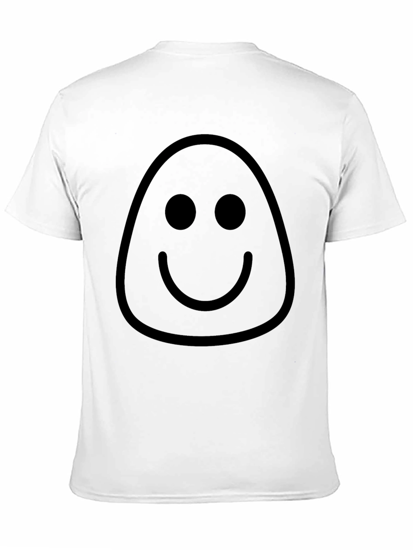 Smiley Face Graphic Tee - Mens Black T-Shirt