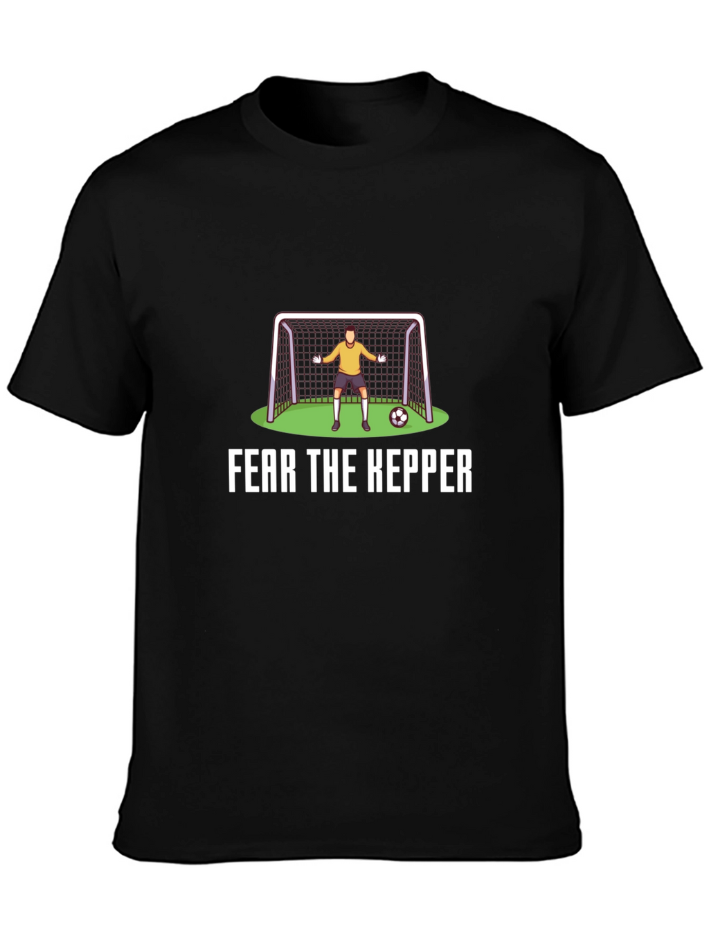 Fear The Keeper Black Graphic Tee
