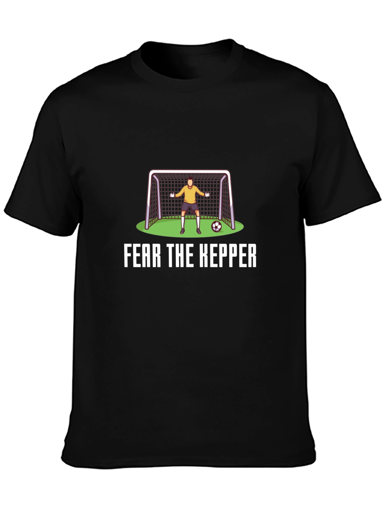 Fear The Keeper Black Graphic Tee