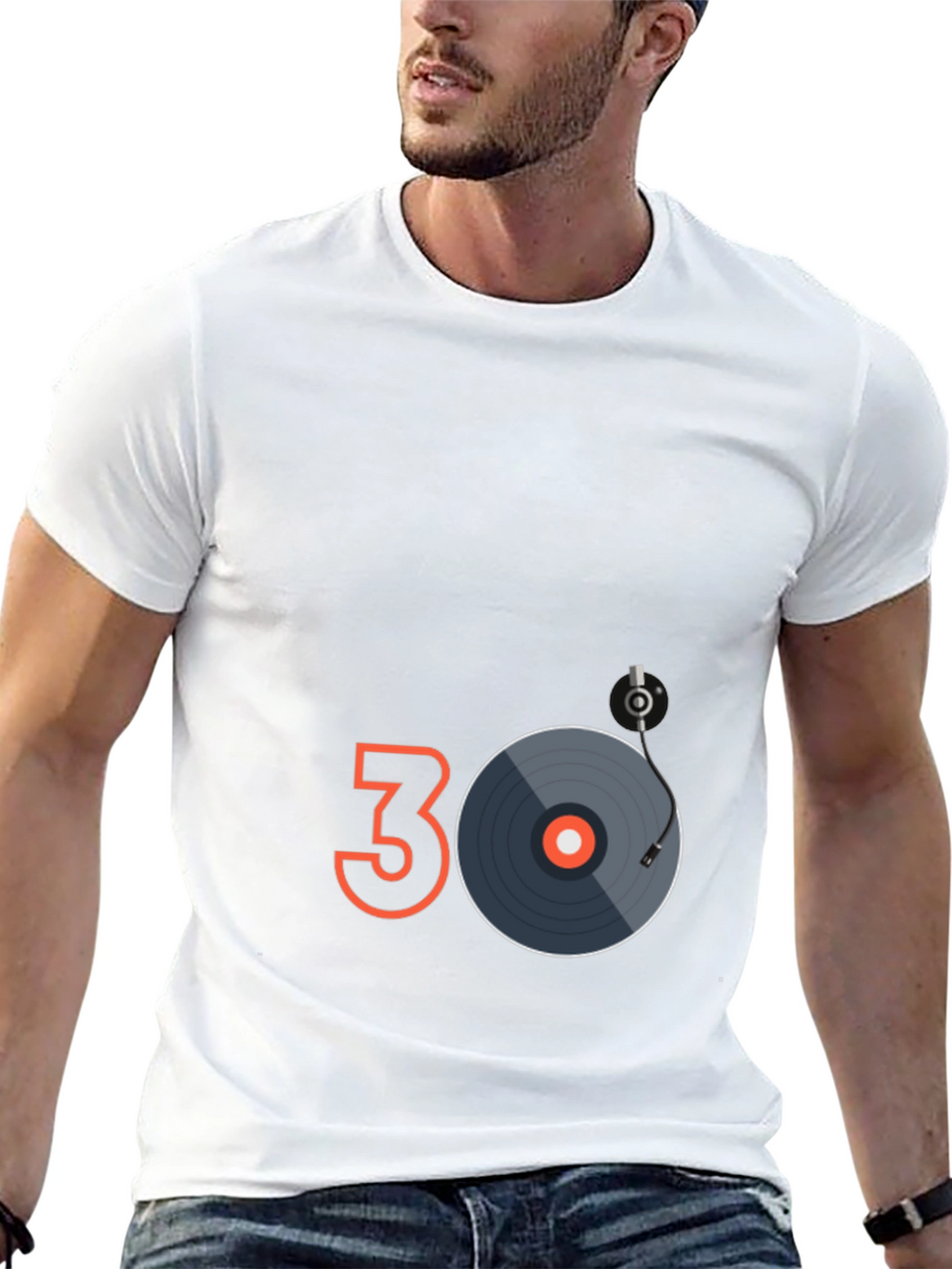 30th Birthday Record Player Graphic Tee