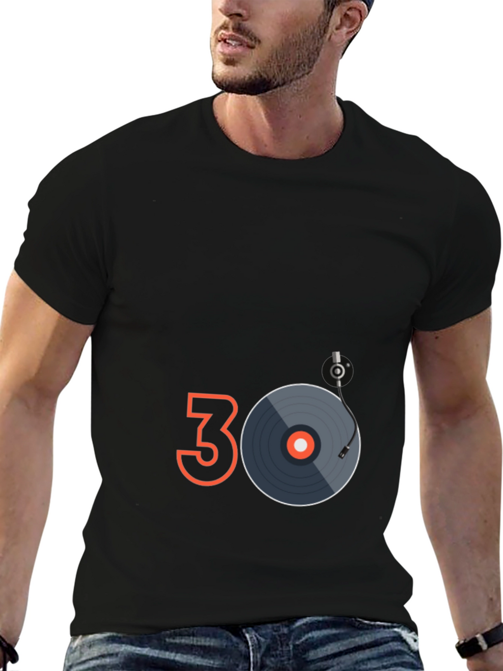 30th Birthday Record Player Graphic Tee
