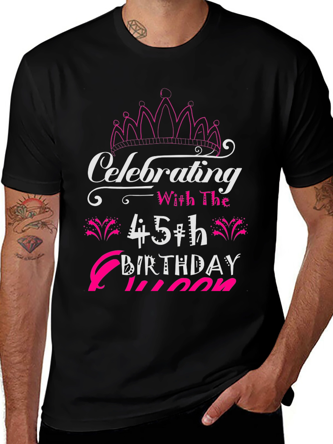 45th Birthday Queen Graphic Tee