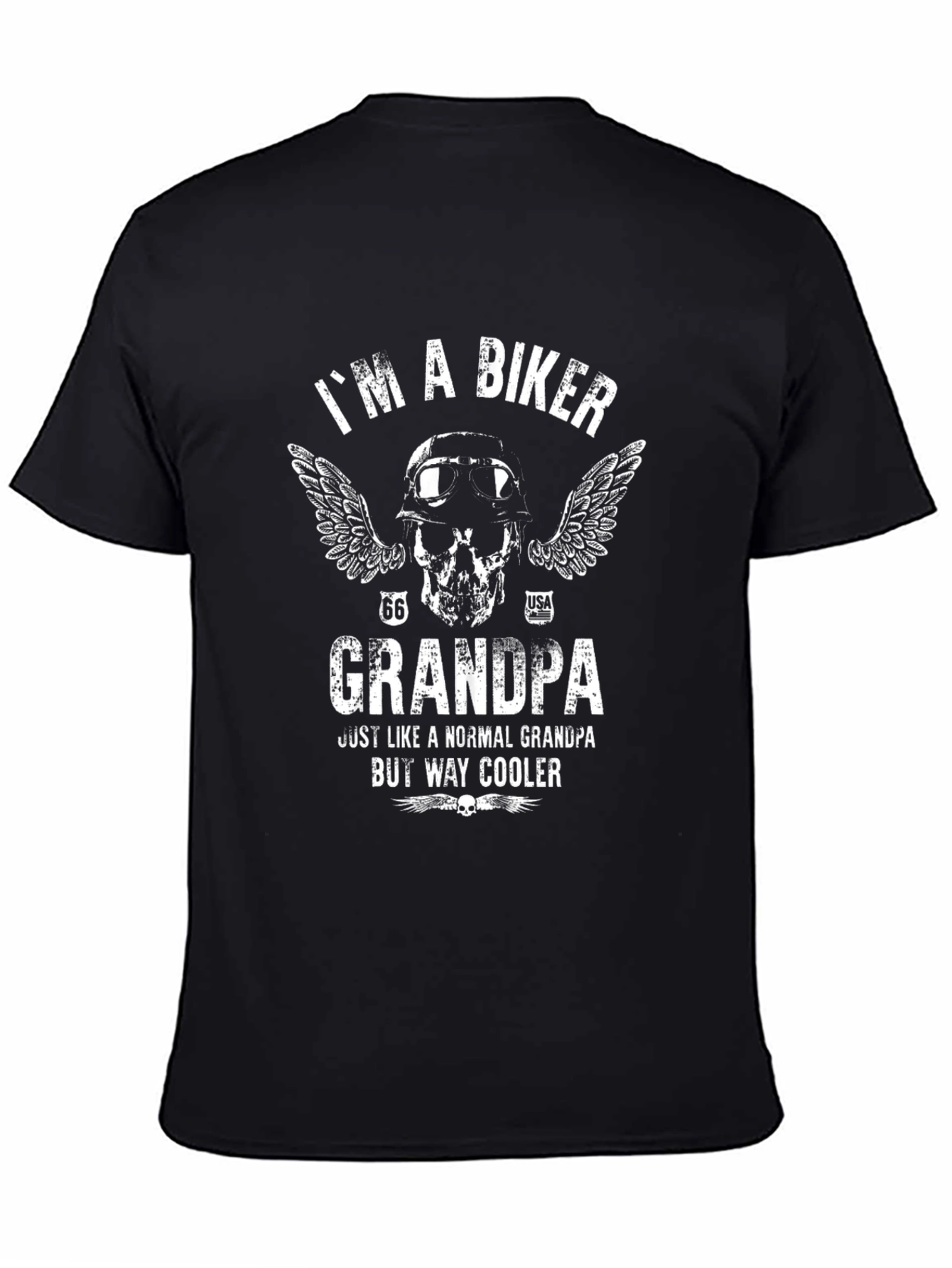 Biker Grandpa T-Shirt - Way Cooler Than Normal!