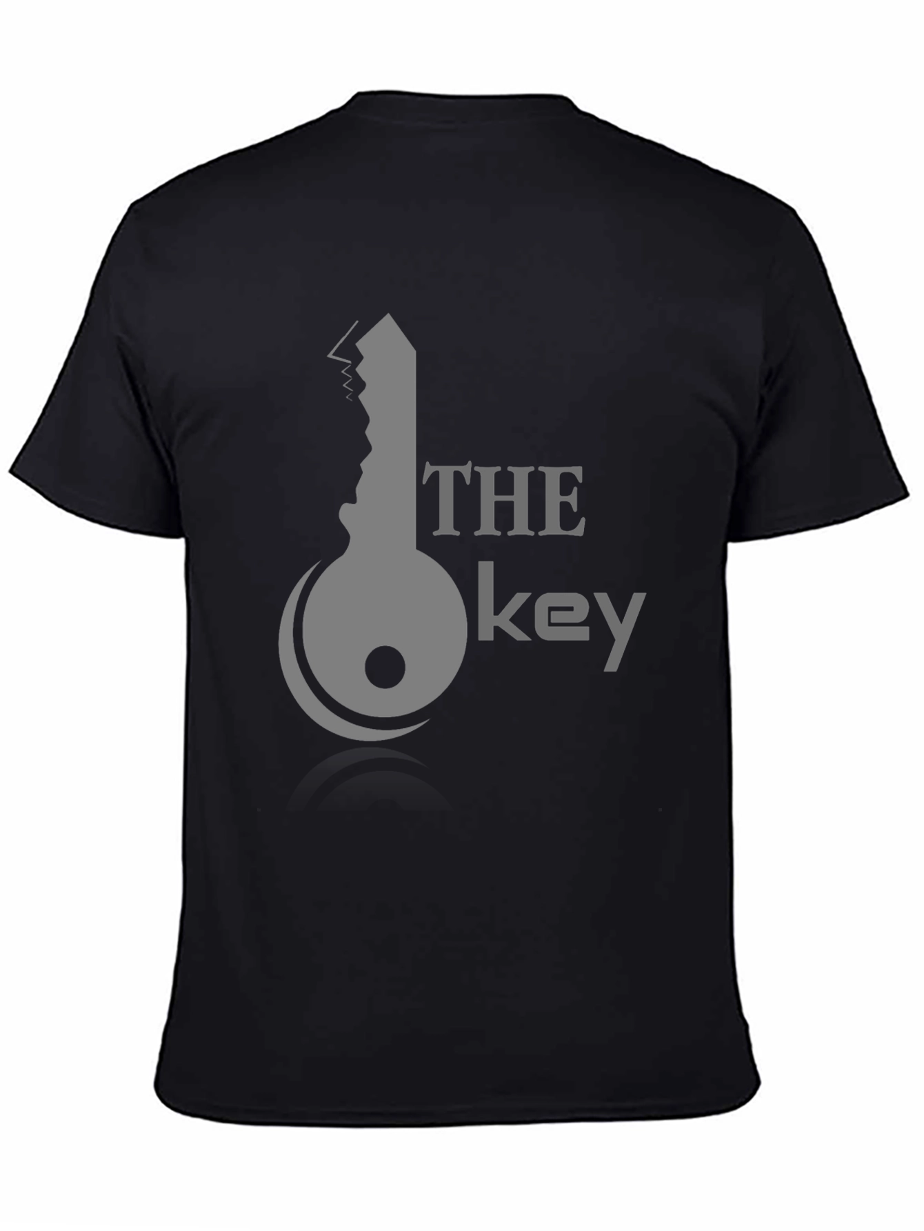 The Key Graphic Tee - Stylish Black Cotton T-Shirt