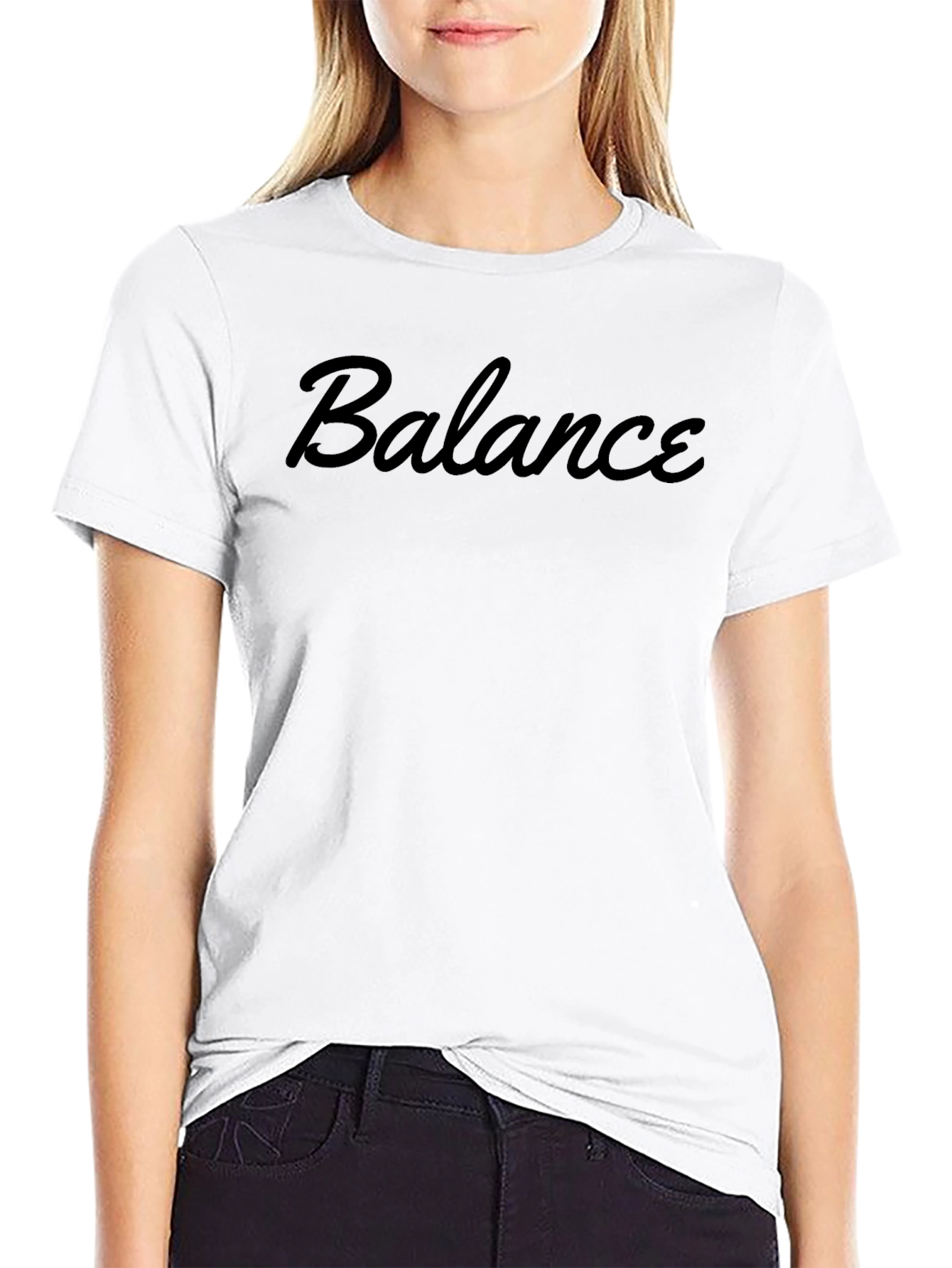 Balance Black Graphic T-Shirt