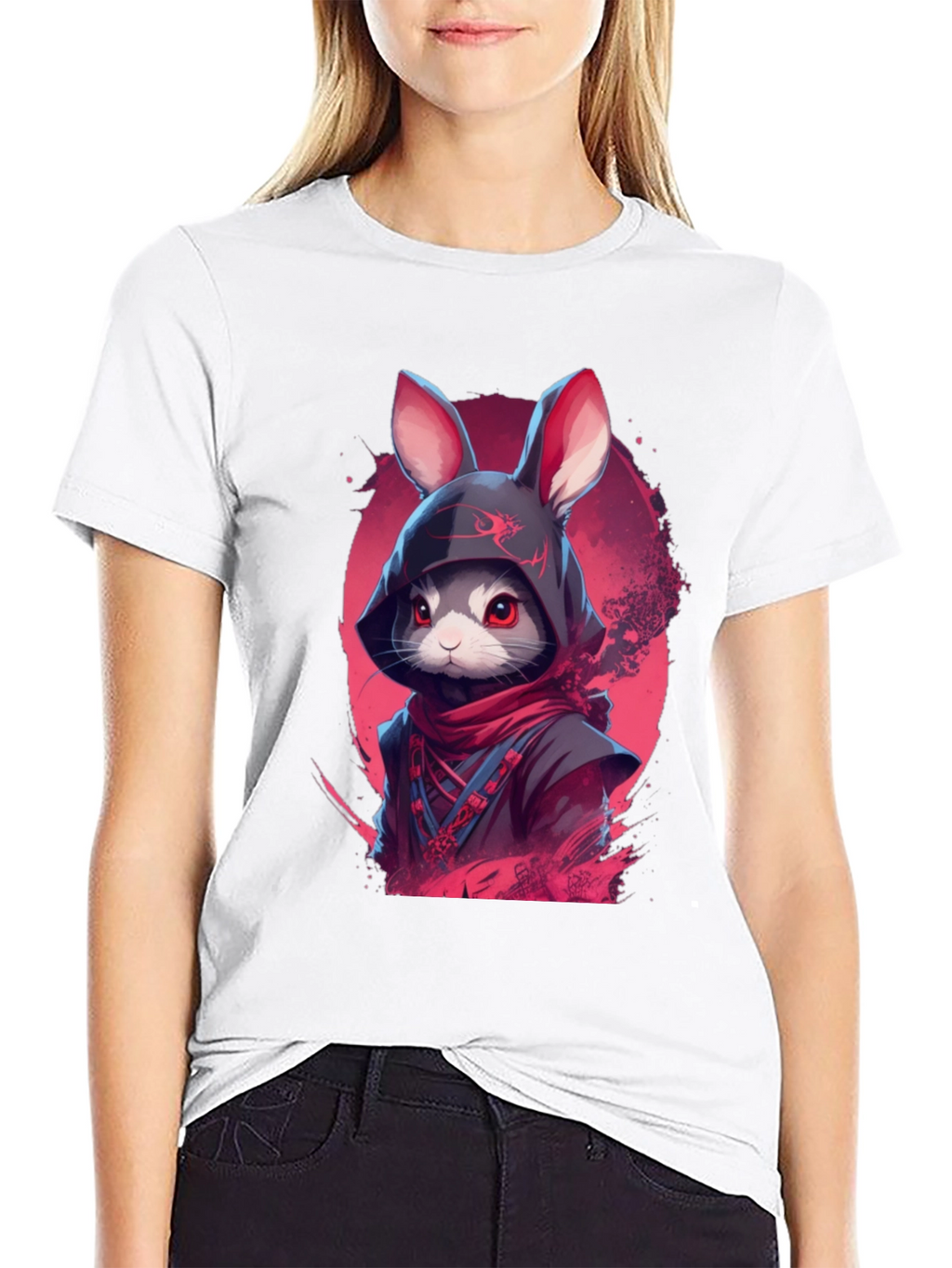 Ninja Rabbit Graphic Tee - Urban Style