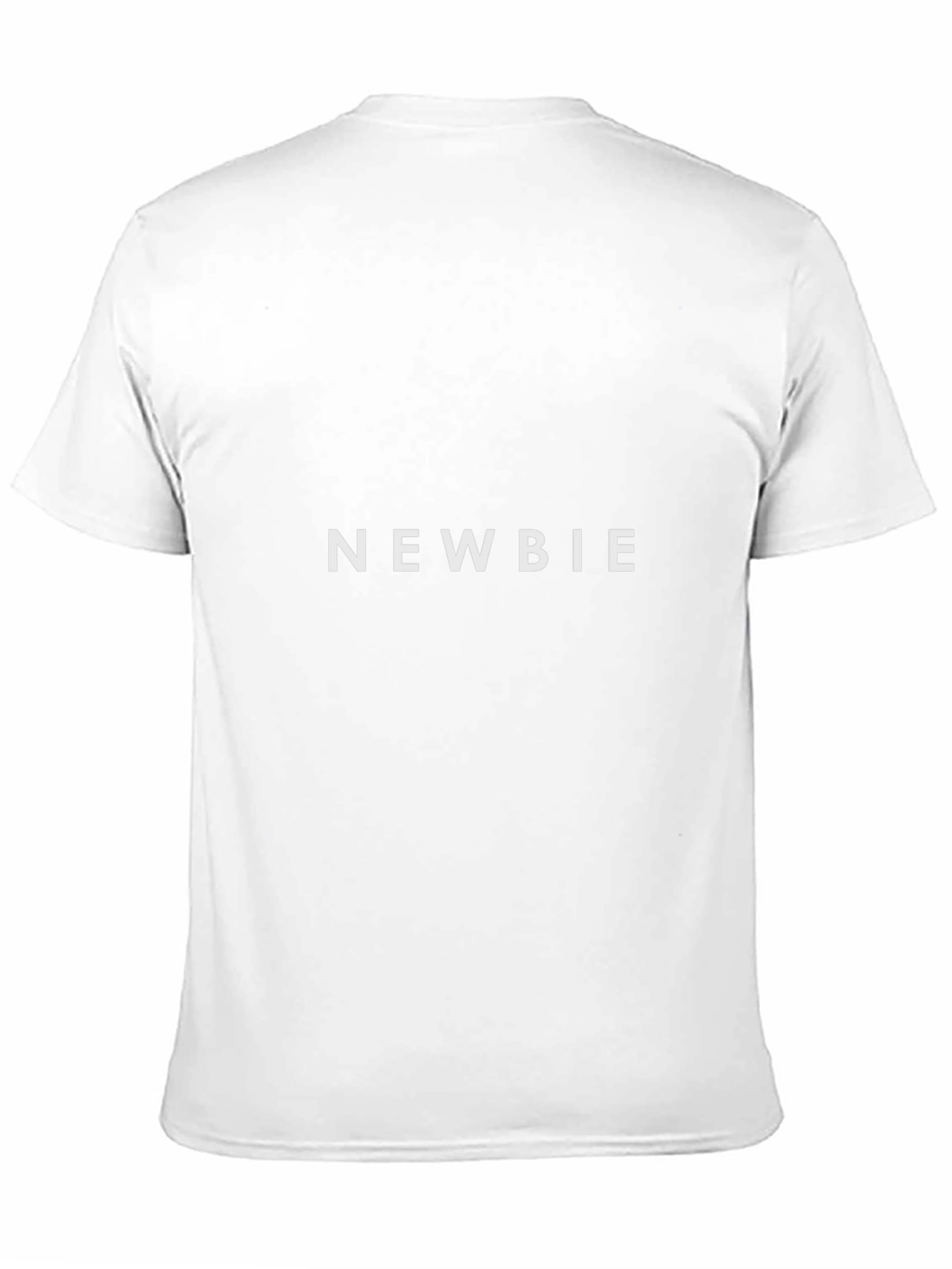 Newbie Black Graphic Tee - Casual Comfort