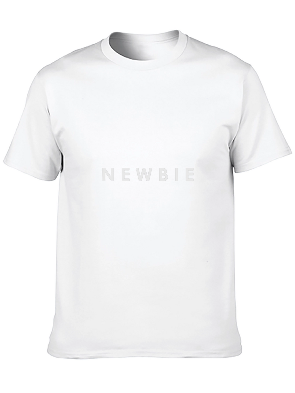 Newbie Black Graphic Tee - Casual Comfort