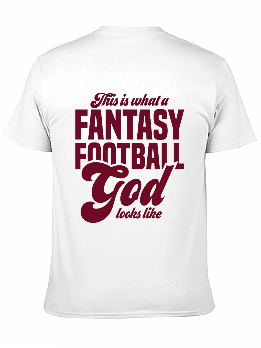 Fantasy Football God Graphic T-Shirt