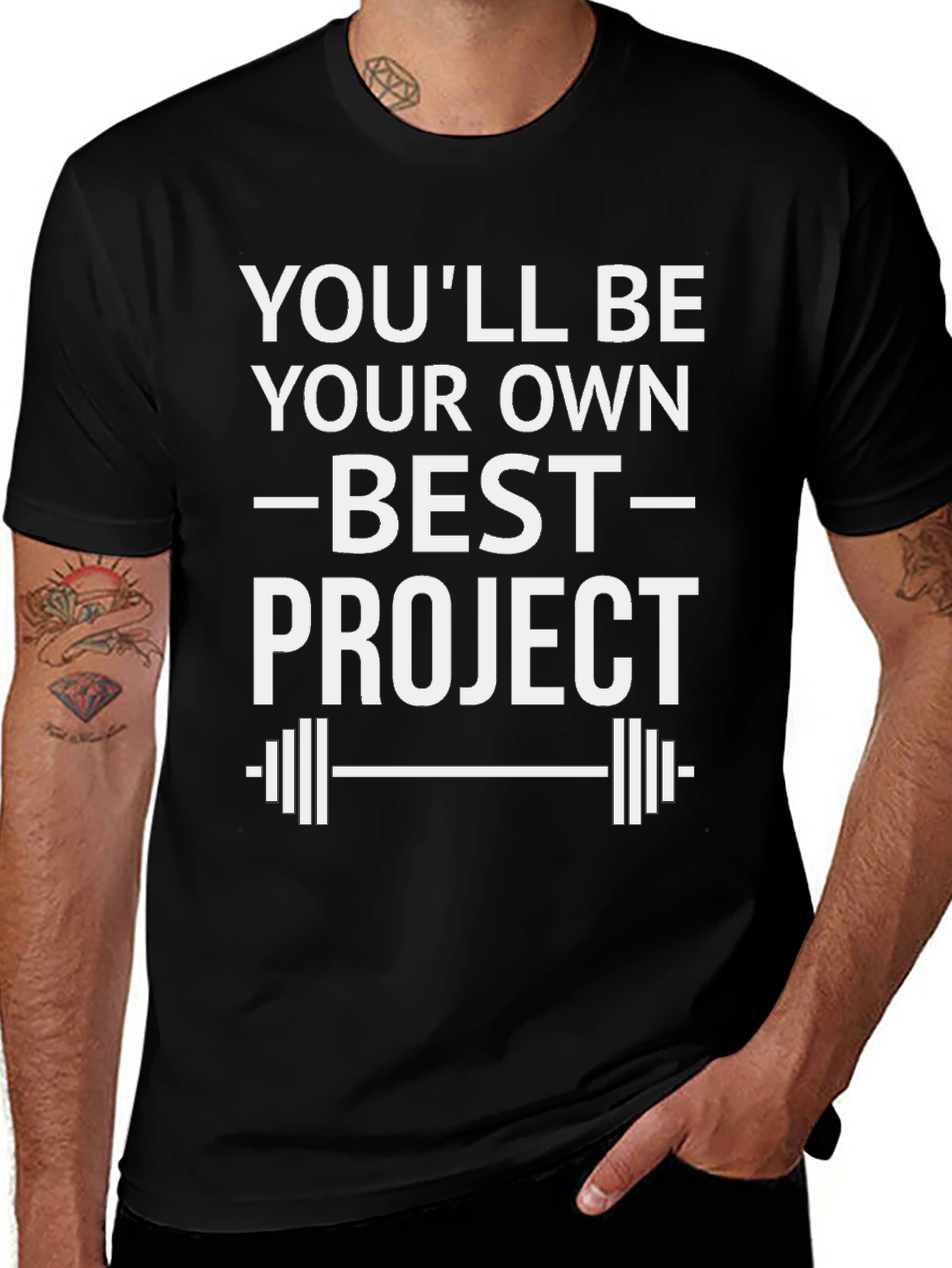 Best Project Graphic T-Shirt Workout Motivational Tee